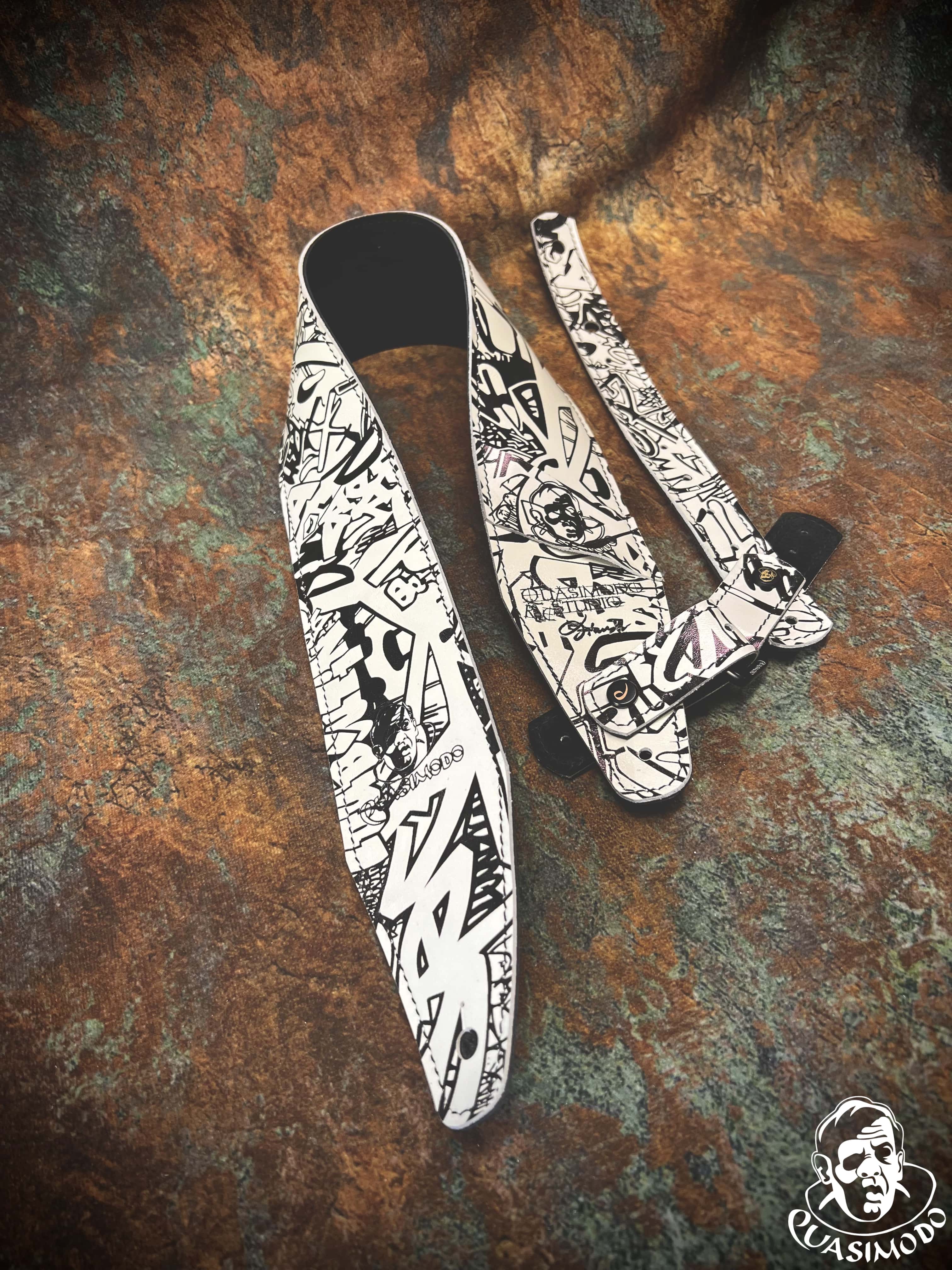Limited edition custom guitar strap-Face-Limit Design-L-271