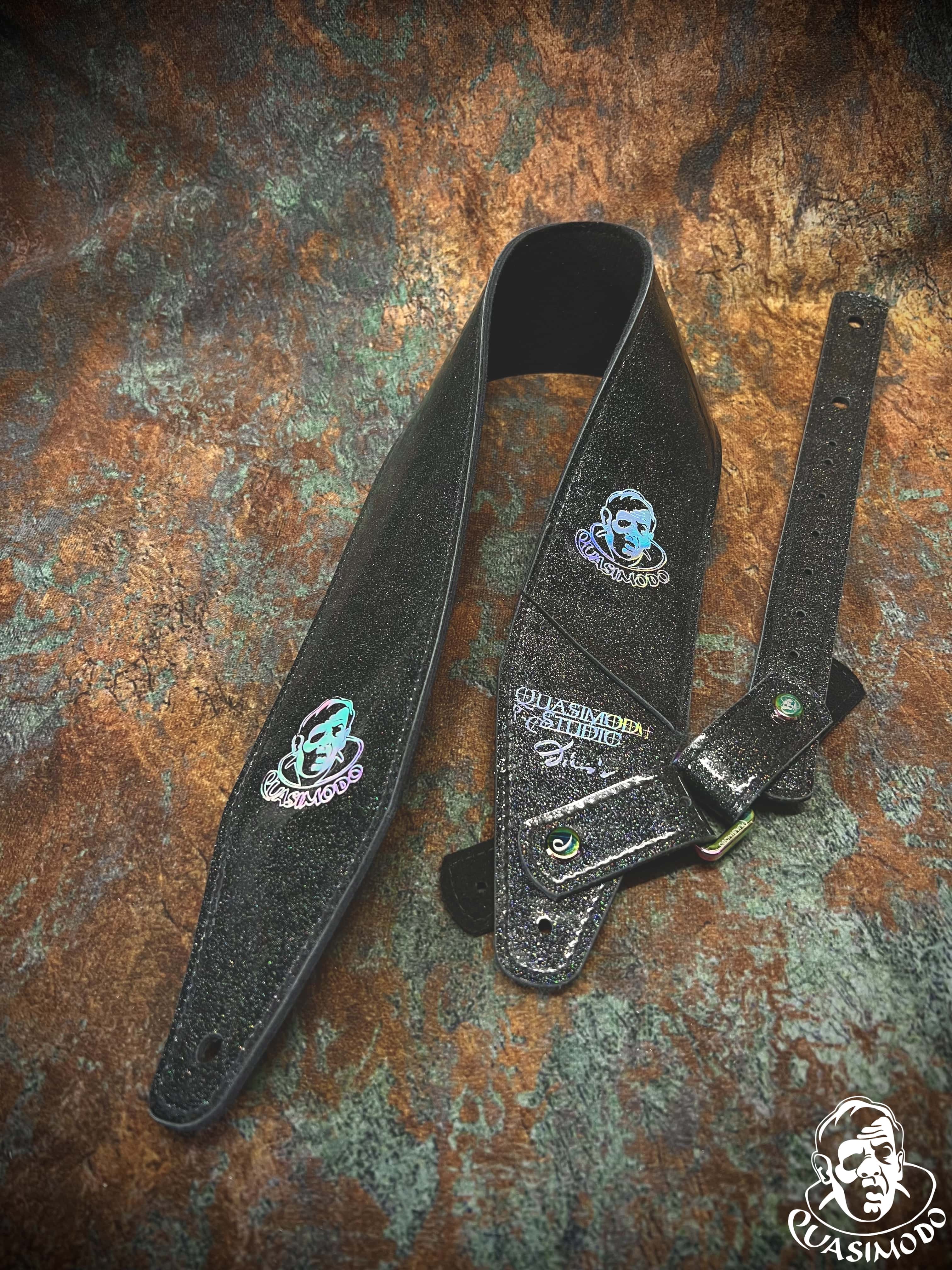 Image of Limited edition custom guitar strap-Face-Limit Design-L-272