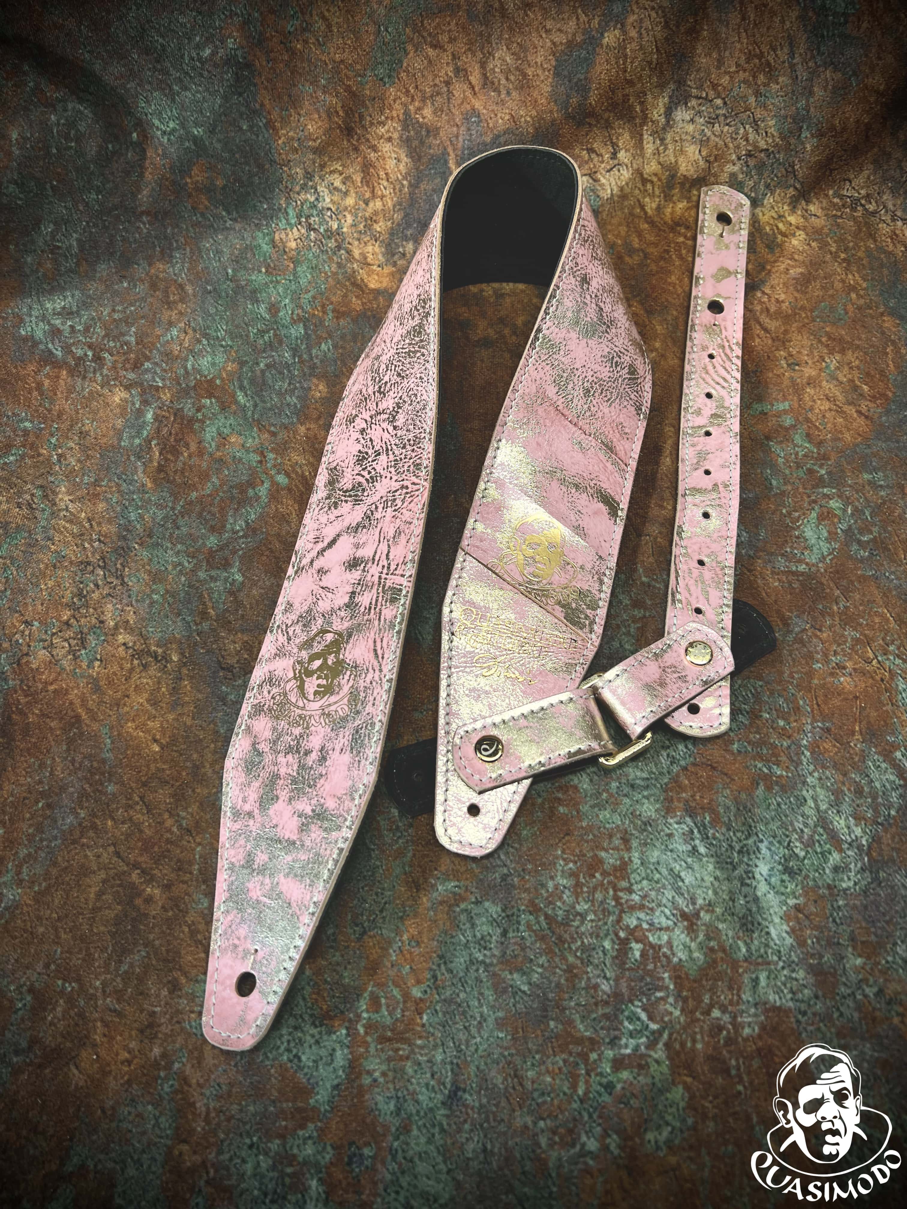 Image of Limited edition custom guitar strap-Face-Limit Design-L-273