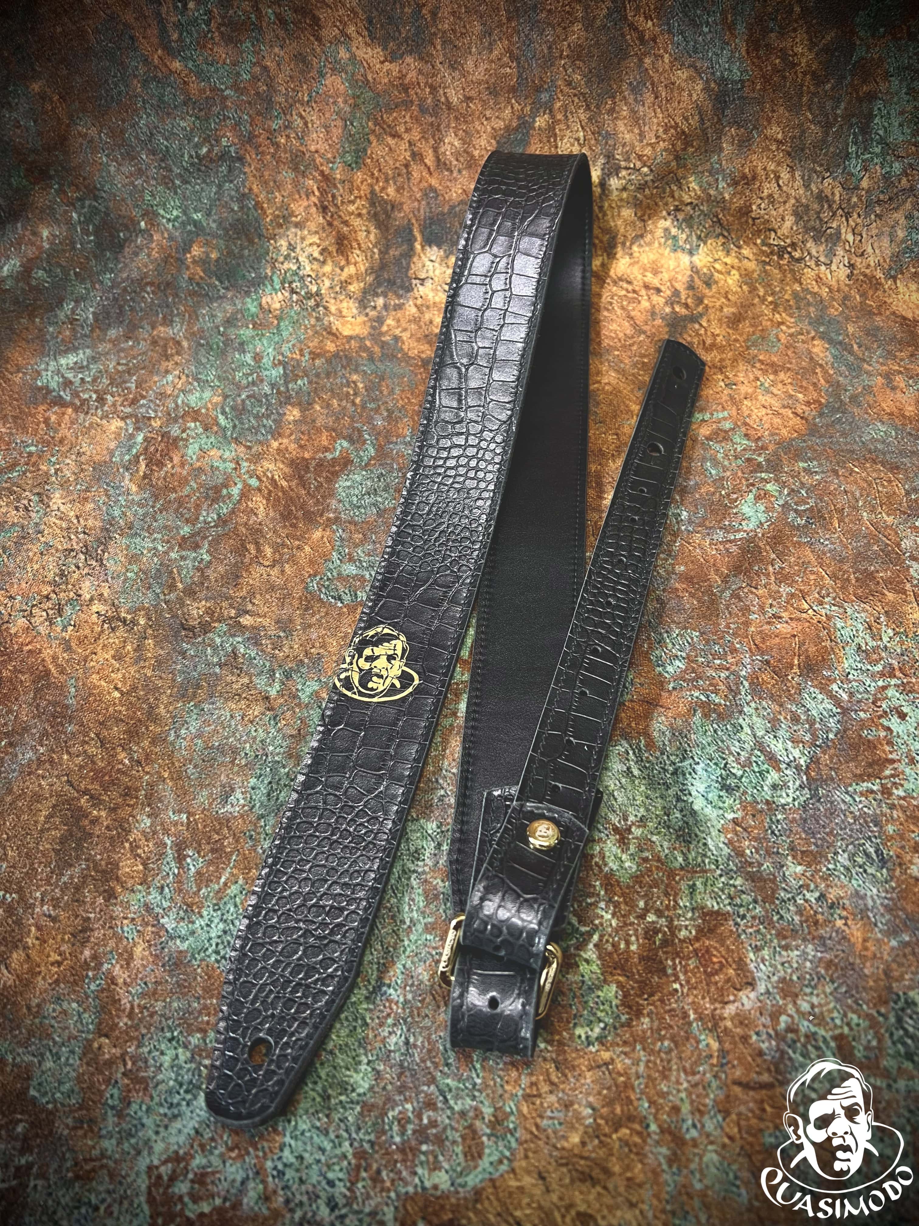 Image of Limited edition custom guitar strap-Face-Limit Design-L-275