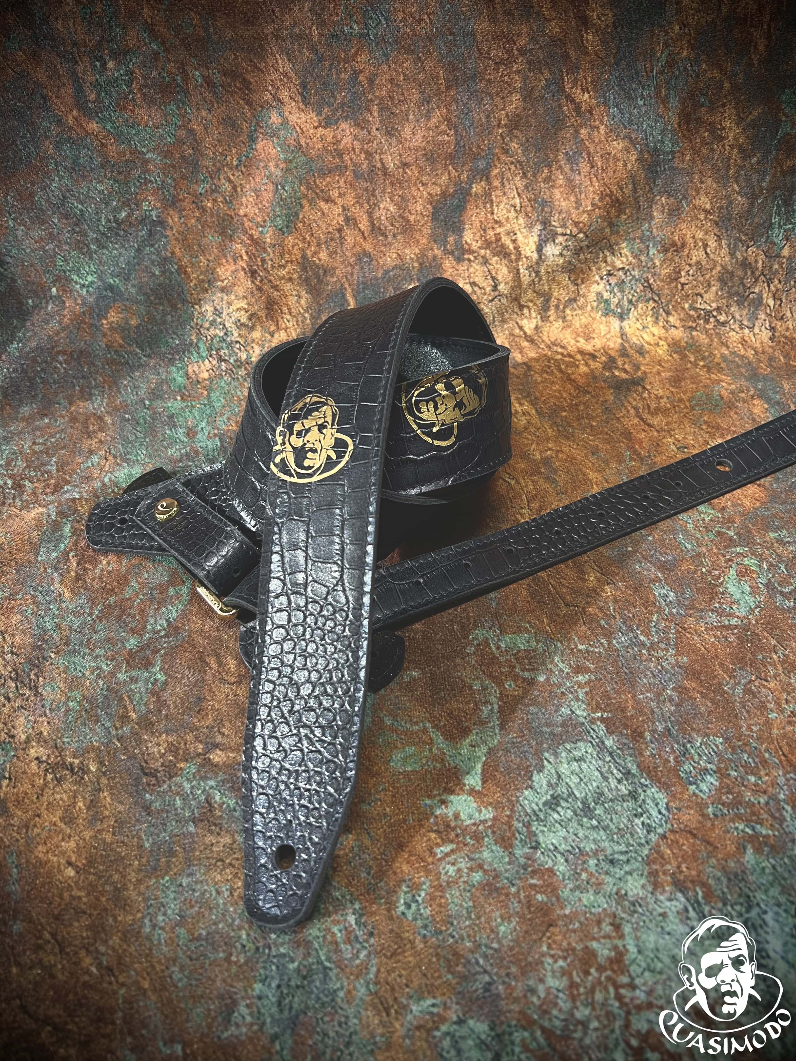 Image of Limited edition custom guitar strap-Face-Limit Design-L-275