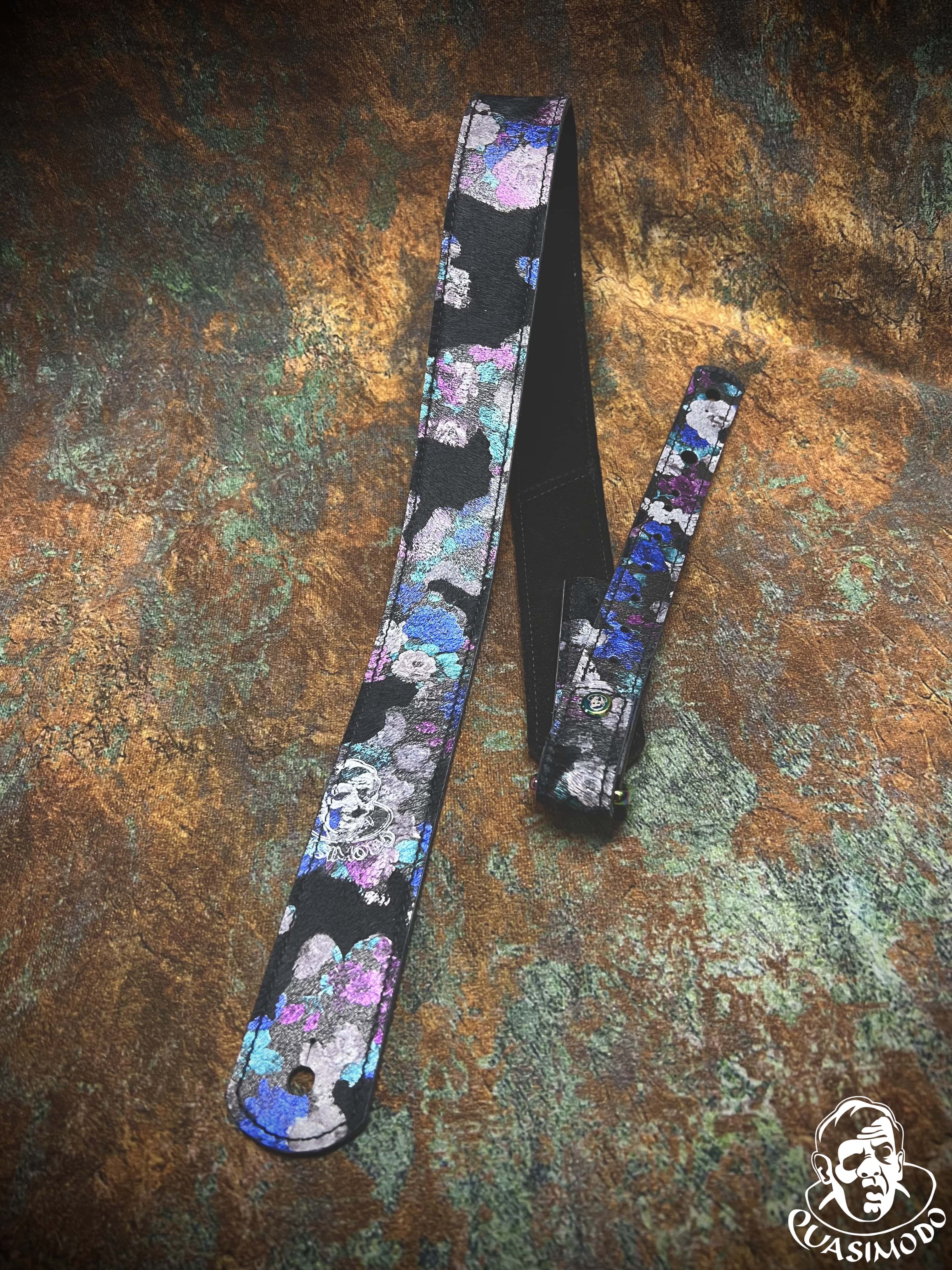 Image of Limited edition custom guitar strap-Face-Limit Design-L-283