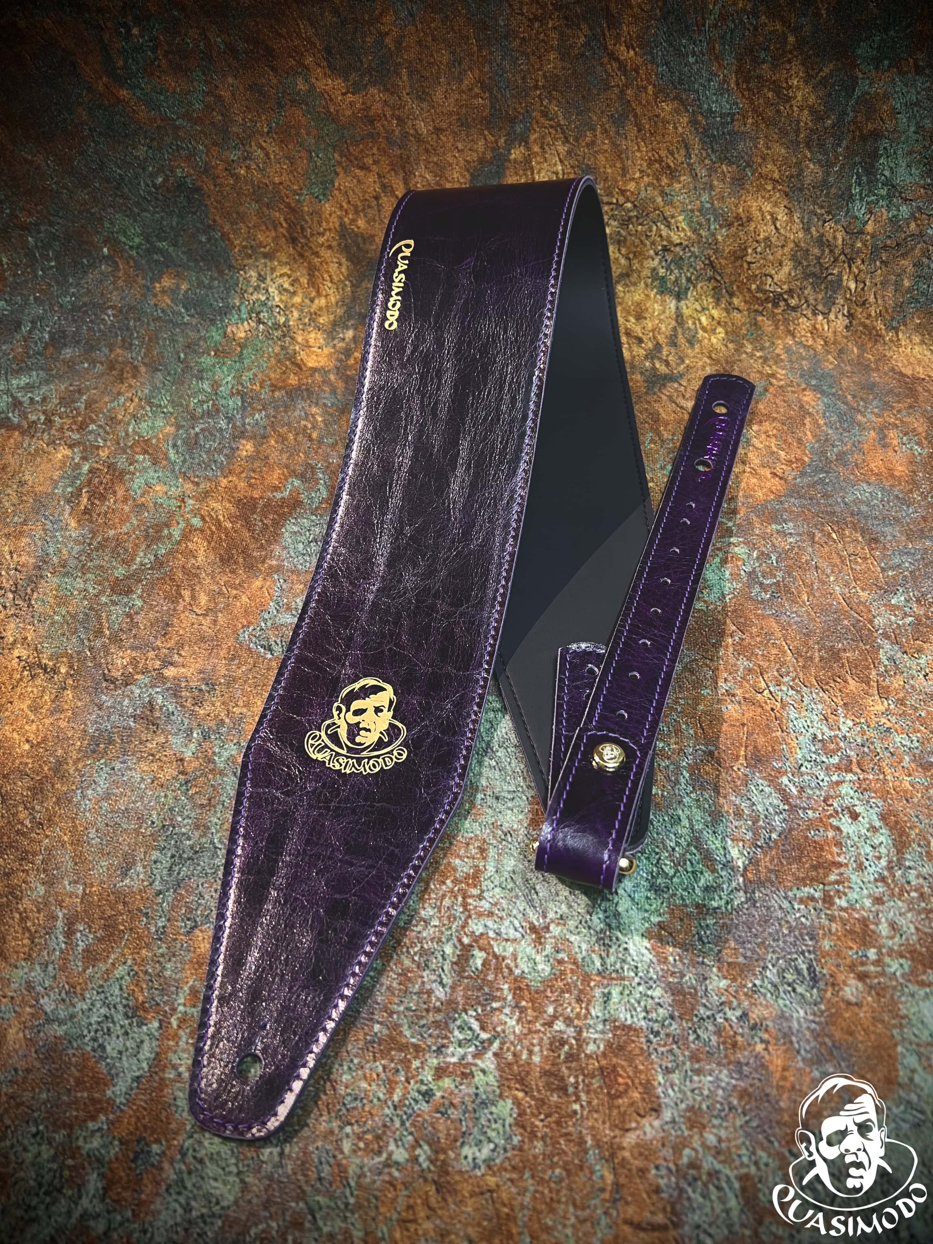 Image of Limited edition custom guitar strap-Face-Limit Design-L-286