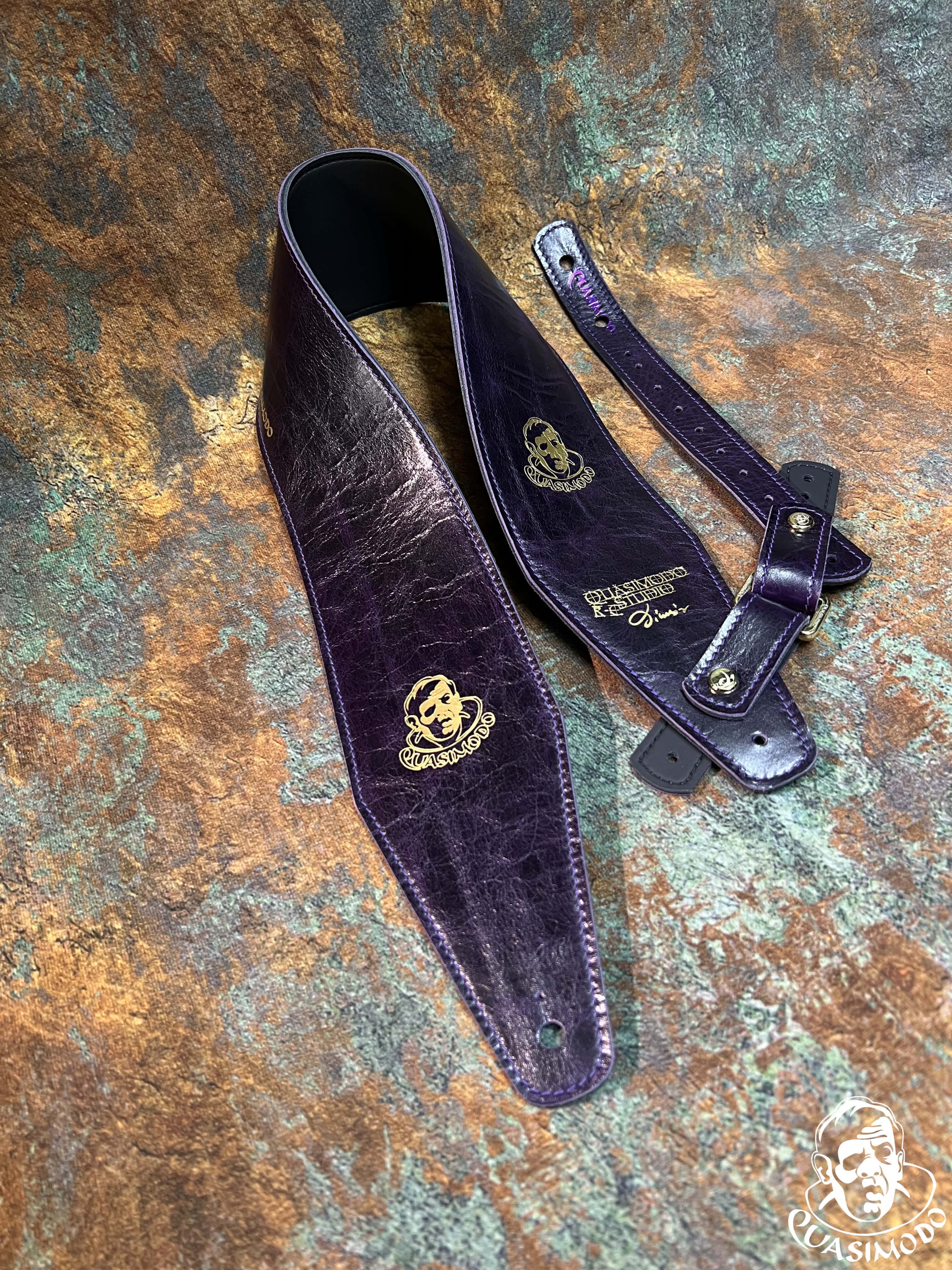 Image of Limited edition custom guitar strap-Face-Limit Design-L-286