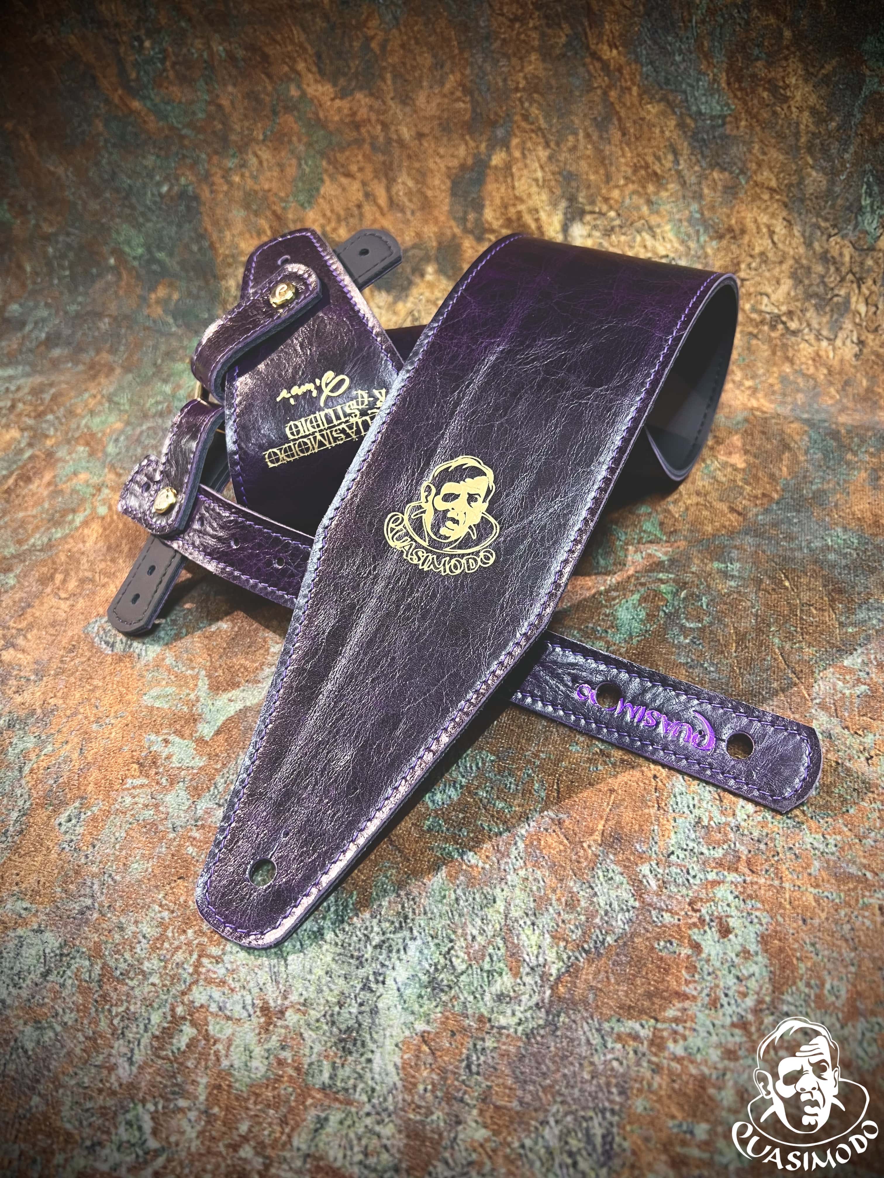 Image of Limited edition custom guitar strap-Face-Limit Design-L-286