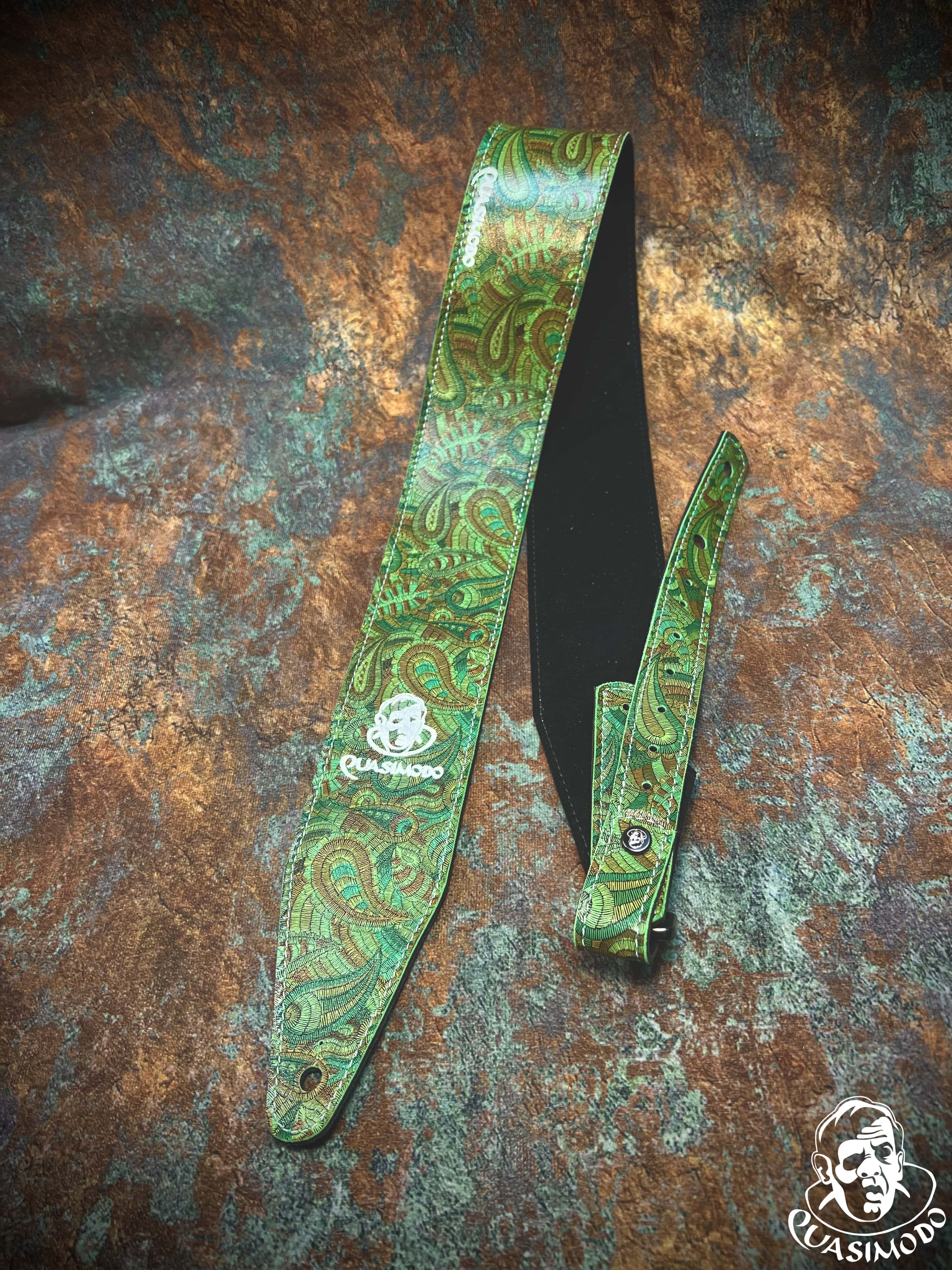 Image of Limited edition custom guitar strap-Face-Limit Design-L-287