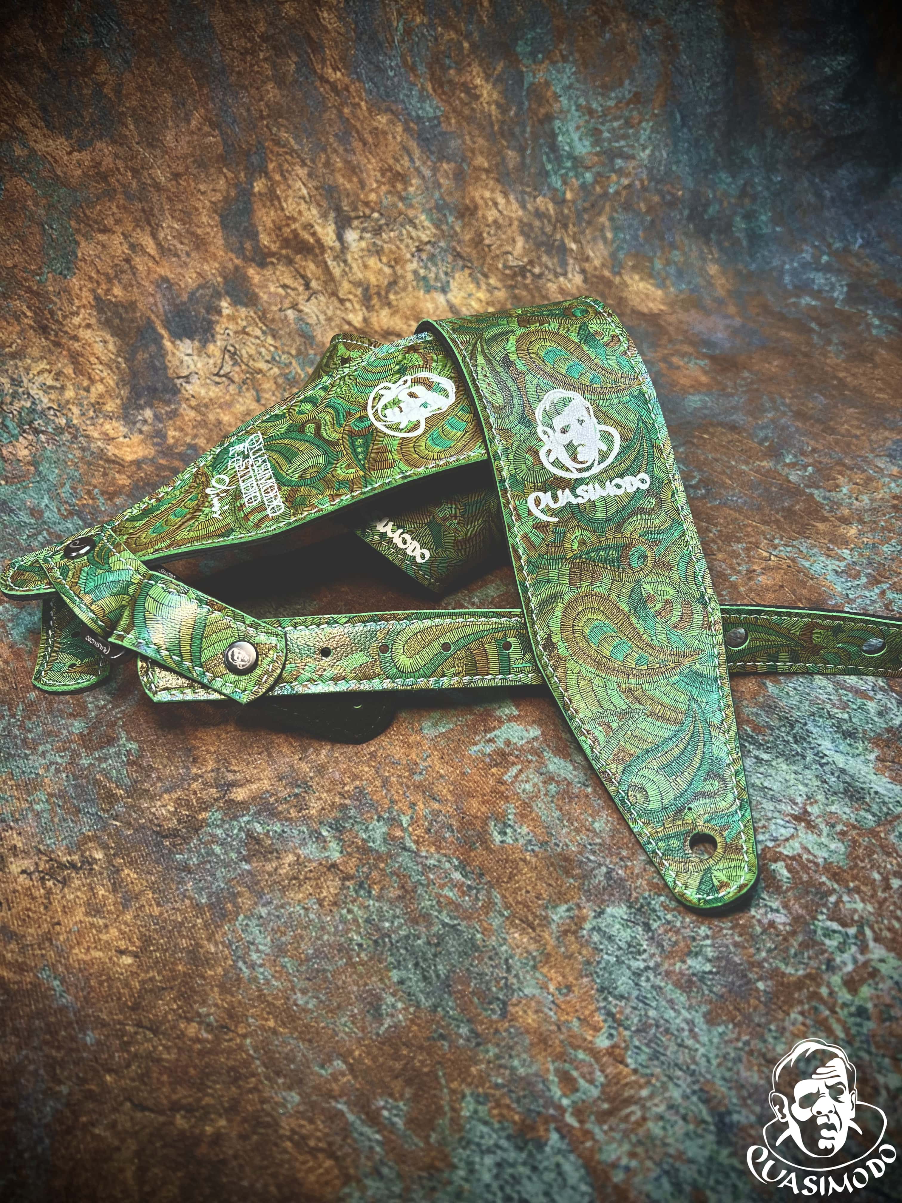 Image of Limited edition custom guitar strap-Face-Limit Design-L-287