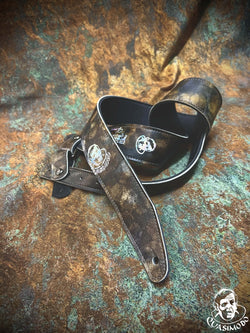 Image of Limited edition custom guitar strap-Face-Limit Design-L-290