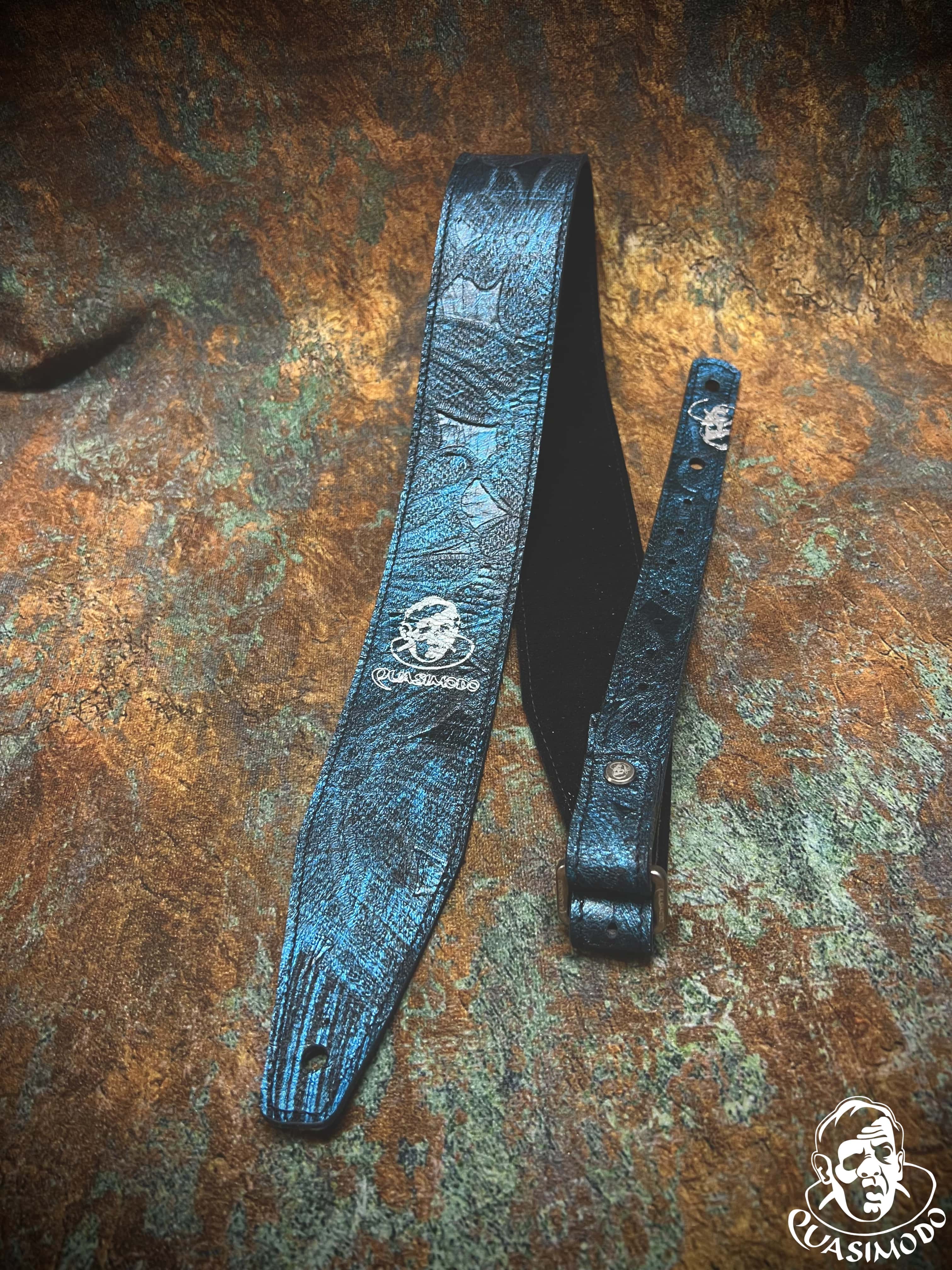 Image of Limited edition custom guitar strap-Face-Limit Design-L-295