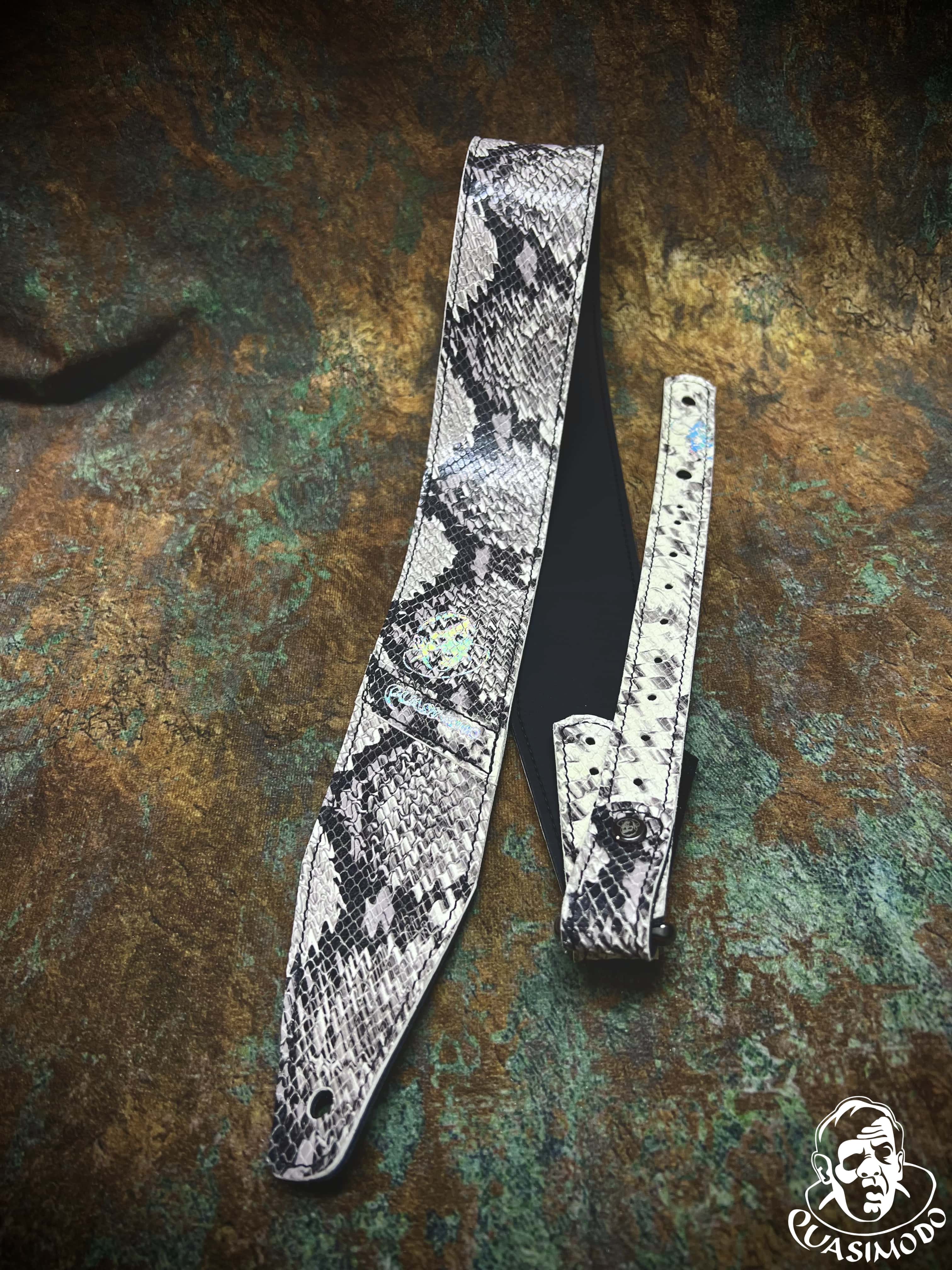 Image of Limited edition custom guitar strap-Face-Limit Design-L-296