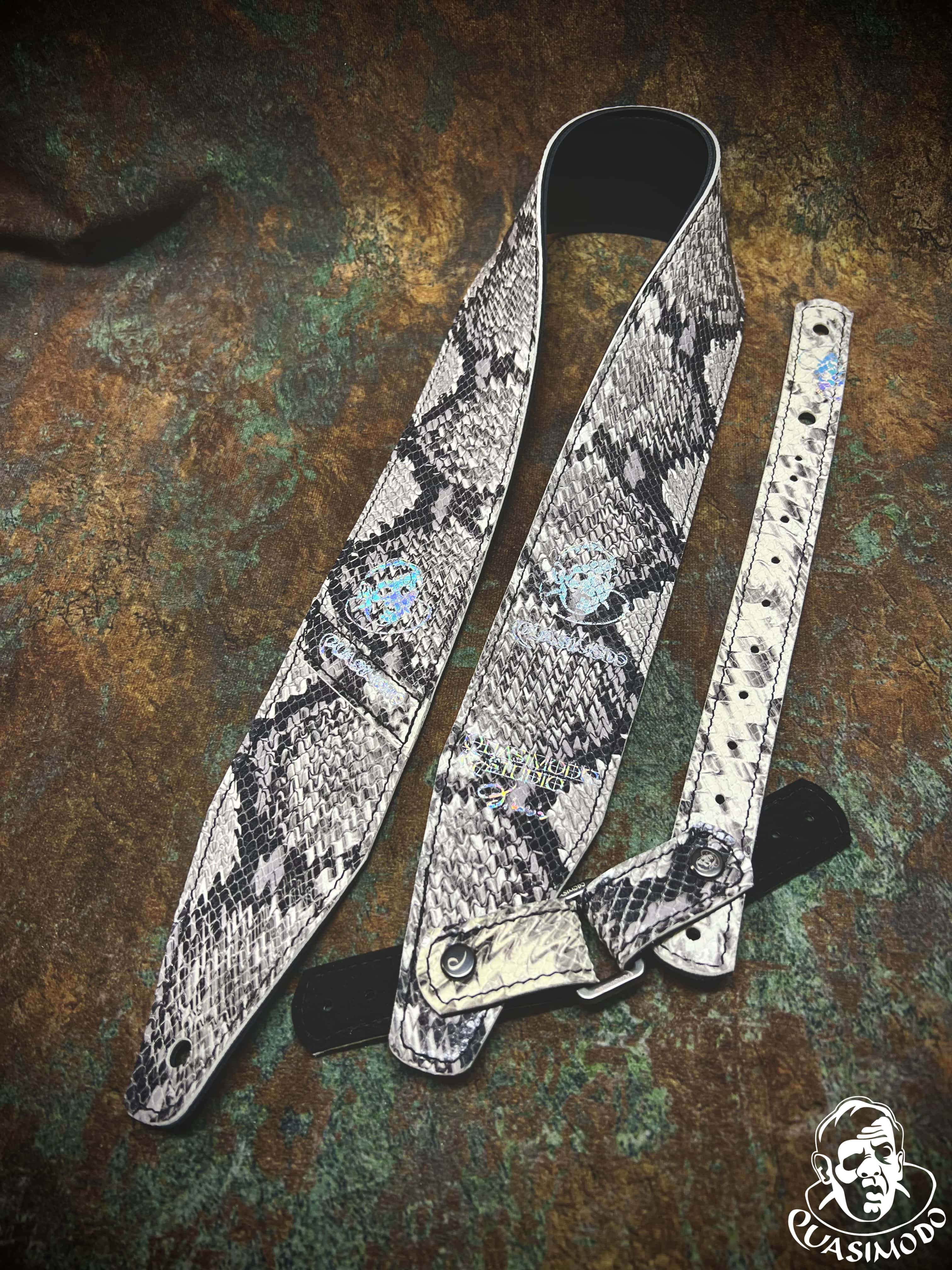 Image of Limited edition custom guitar strap-Face-Limit Design-L-296