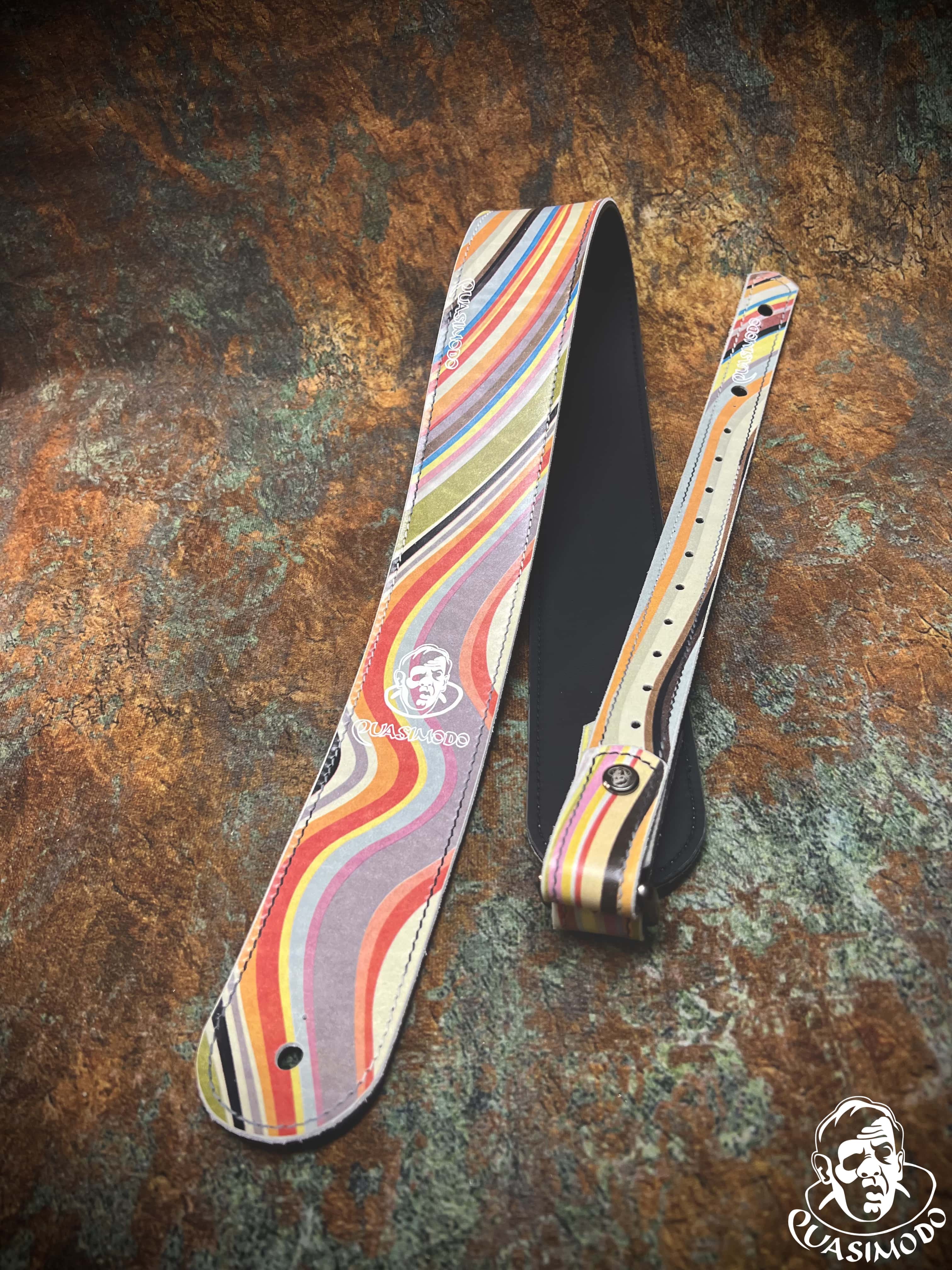 Image of Limited edition custom guitar strap-Face-Limit Design-L-300