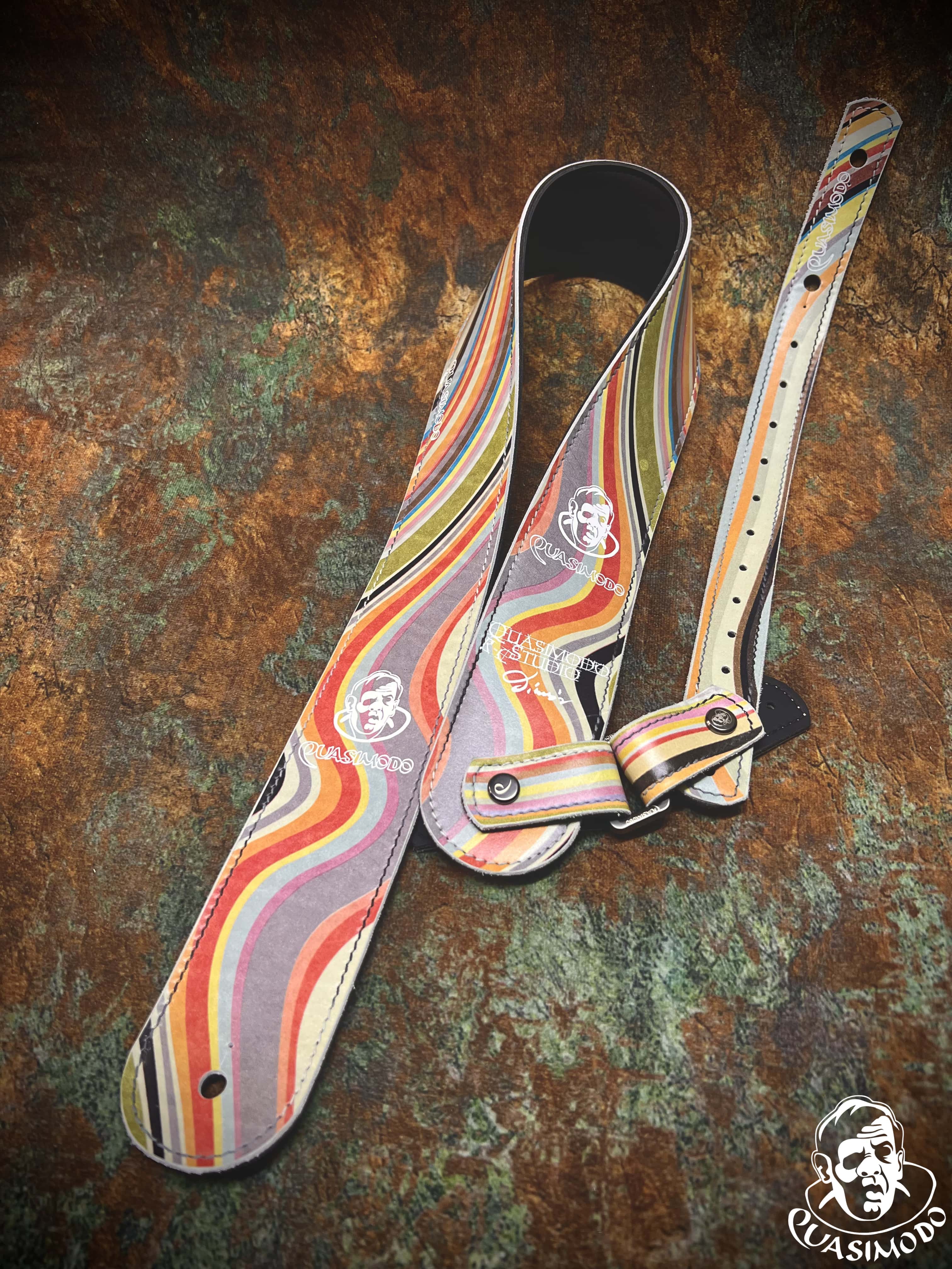 Image of Limited edition custom guitar strap-Face-Limit Design-L-300