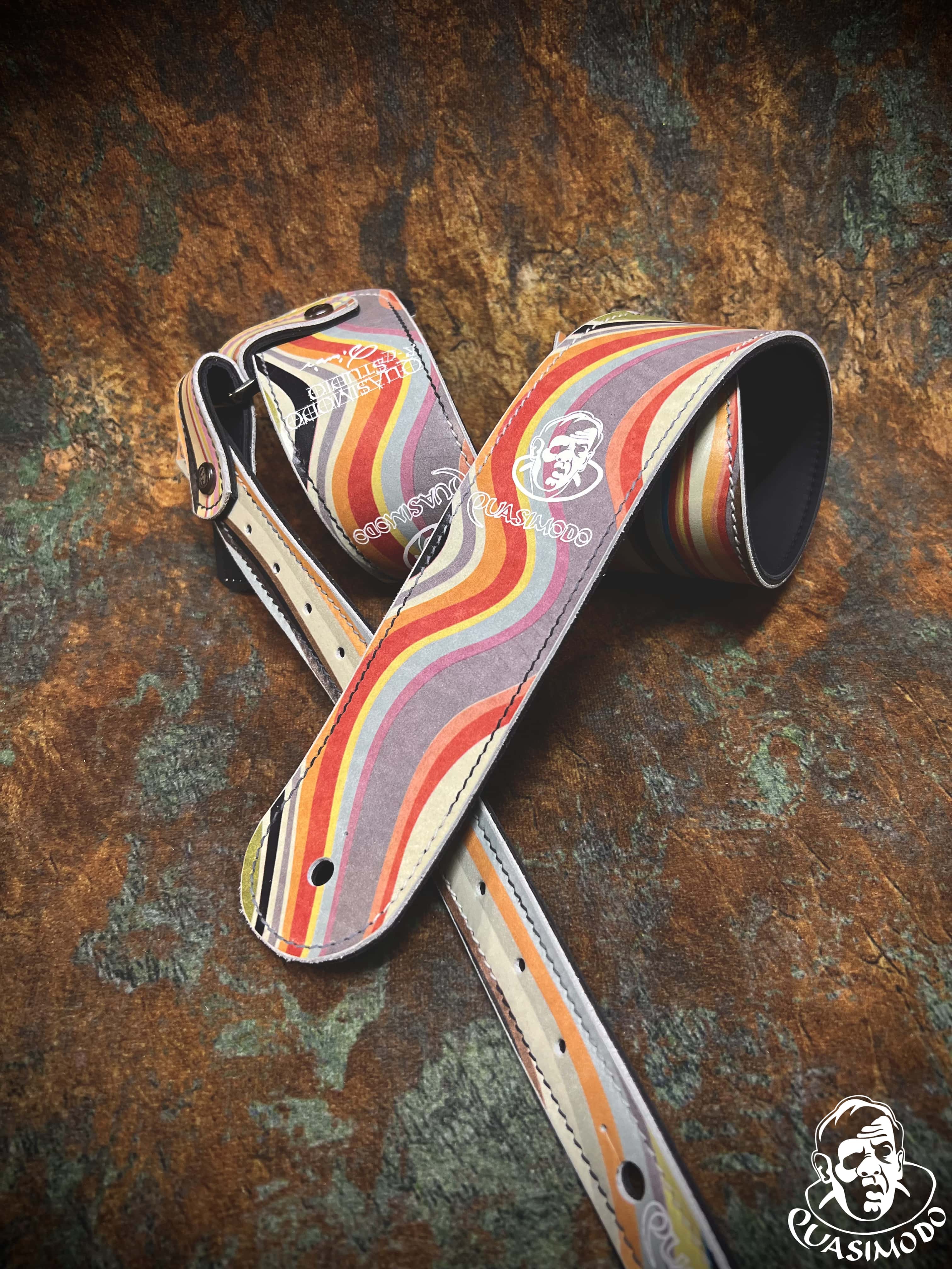 Image of Limited edition custom guitar strap-Face-Limit Design-L-300