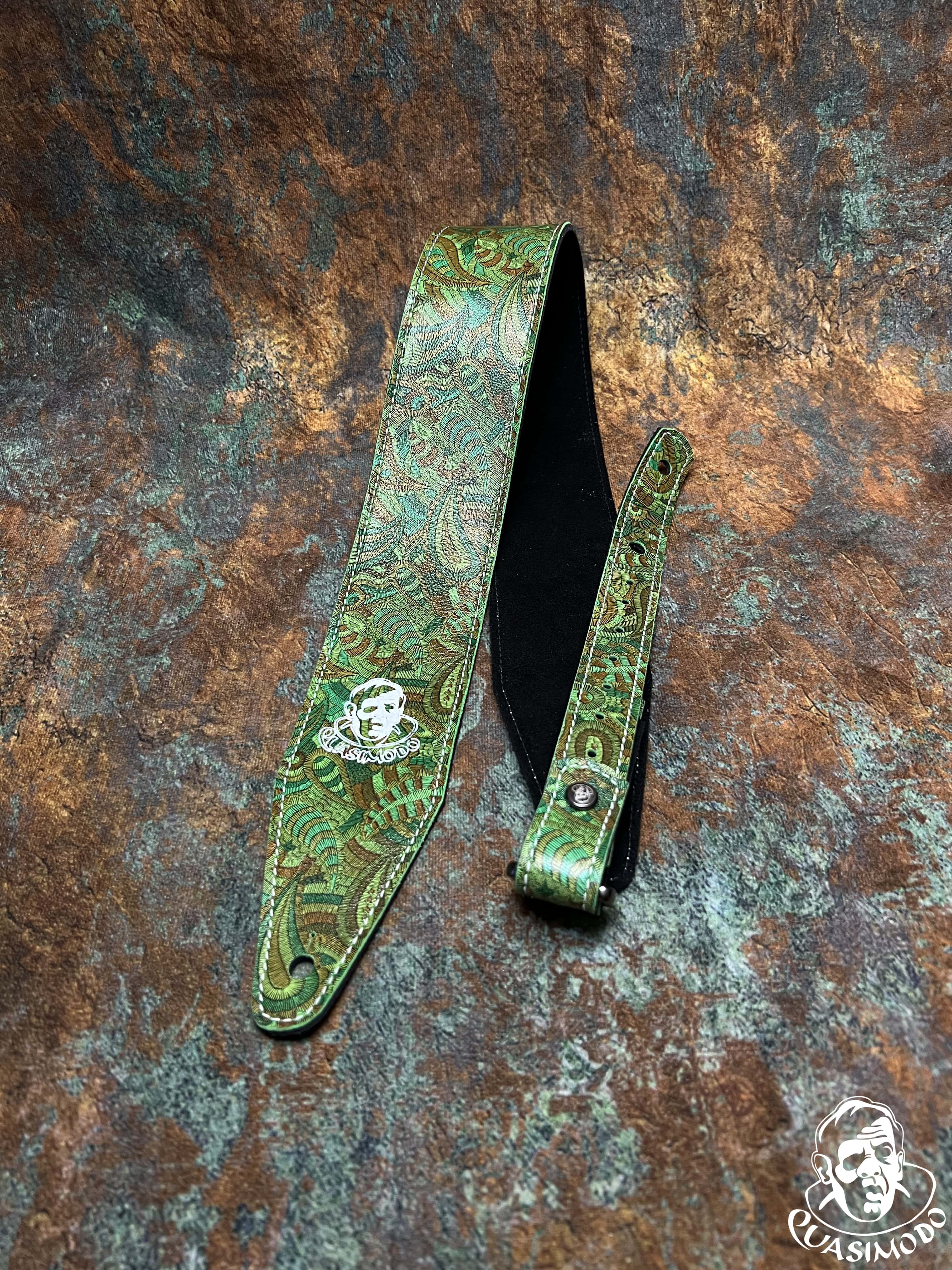 Image of Limited edition custom guitar strap-Face-Limit Design-L-312