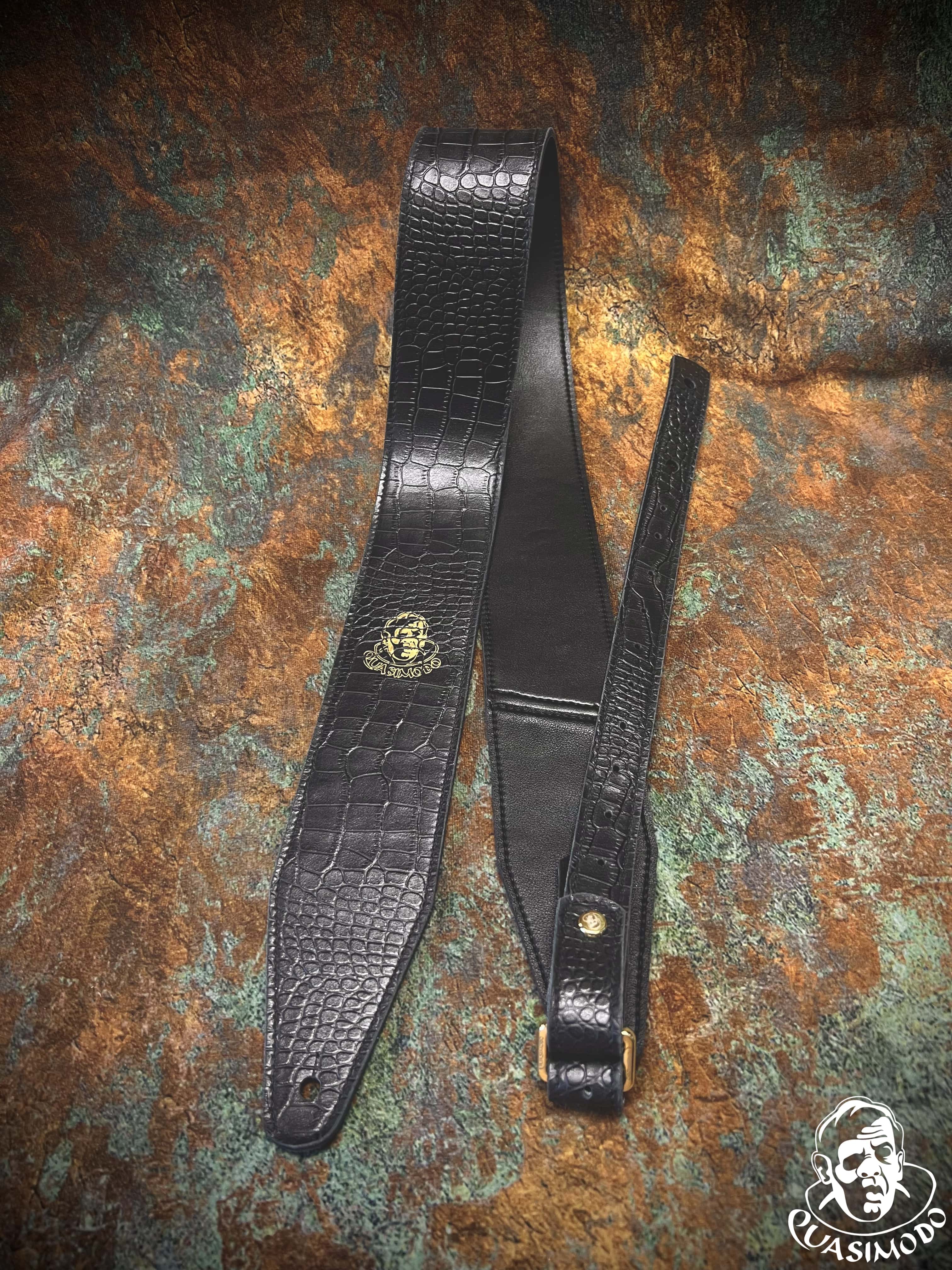 Image of Limited edition custom guitar strap-Face-Limit Design-L-322