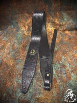 Image of Limited edition custom guitar strap-Face-Limit Design-L-322