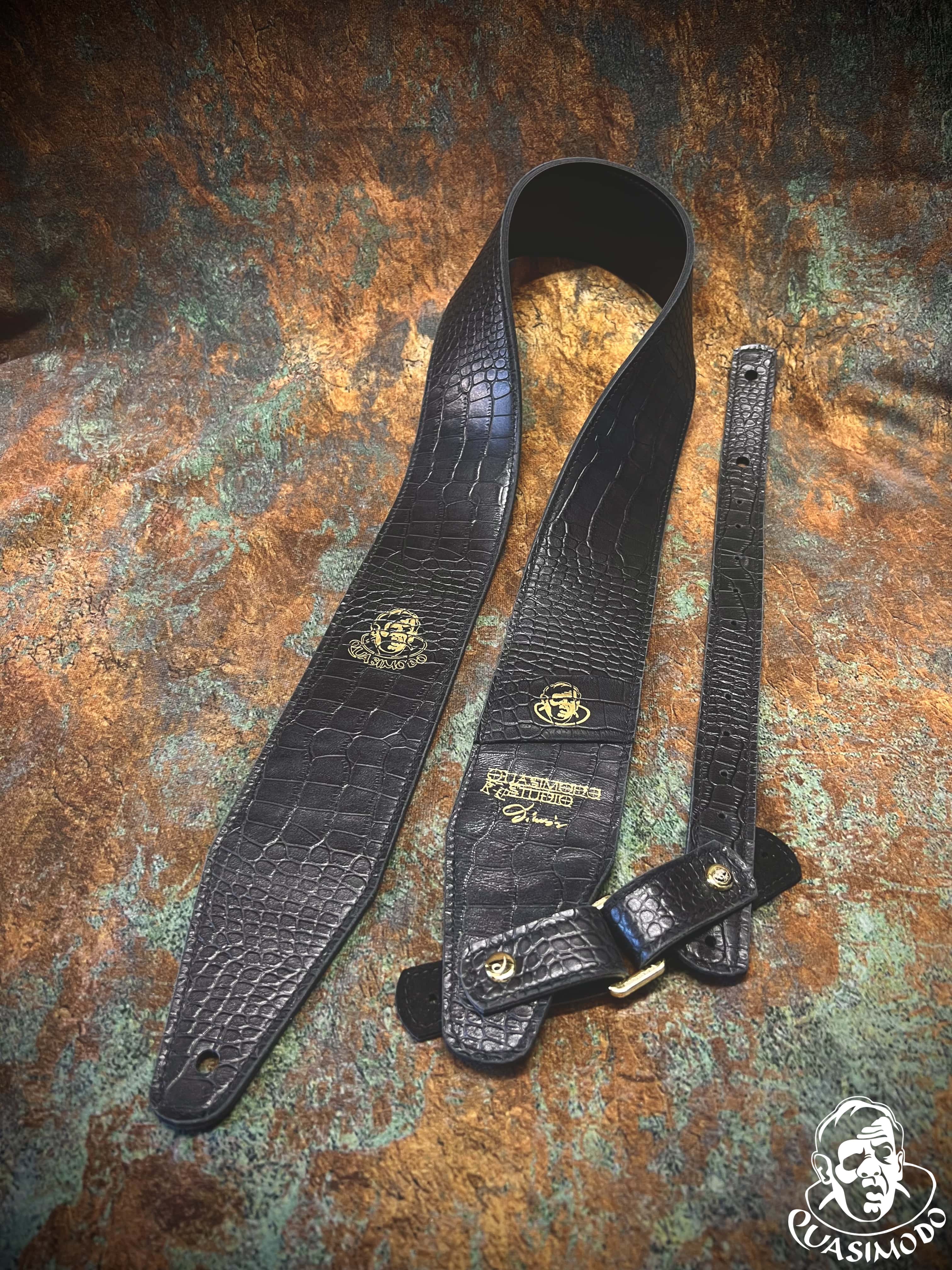 Image of Limited edition custom guitar strap-Face-Limit Design-L-322
