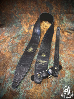 Image of Limited edition custom guitar strap-Face-Limit Design-L-322
