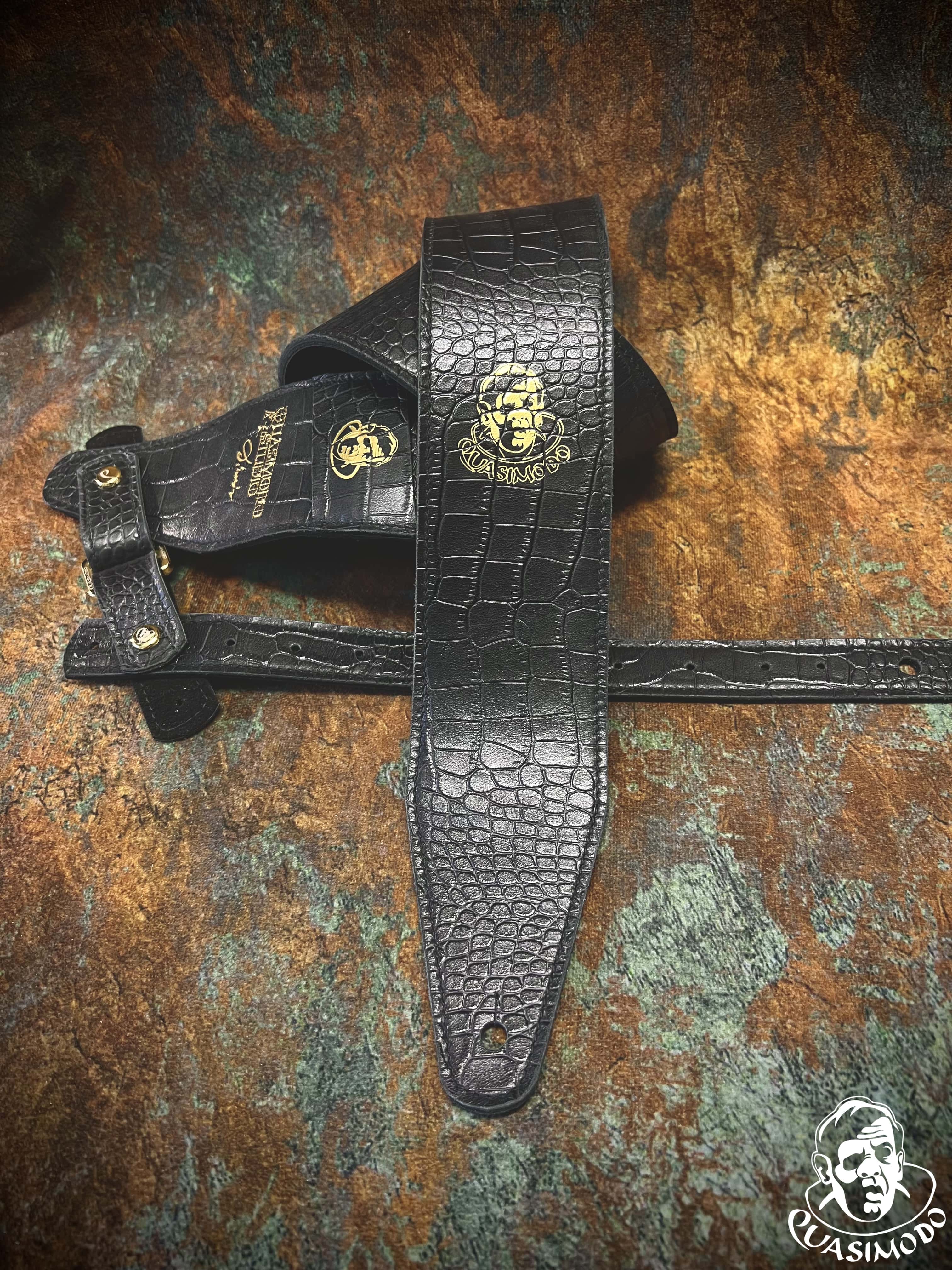 Image of Limited edition custom guitar strap-Face-Limit Design-L-322