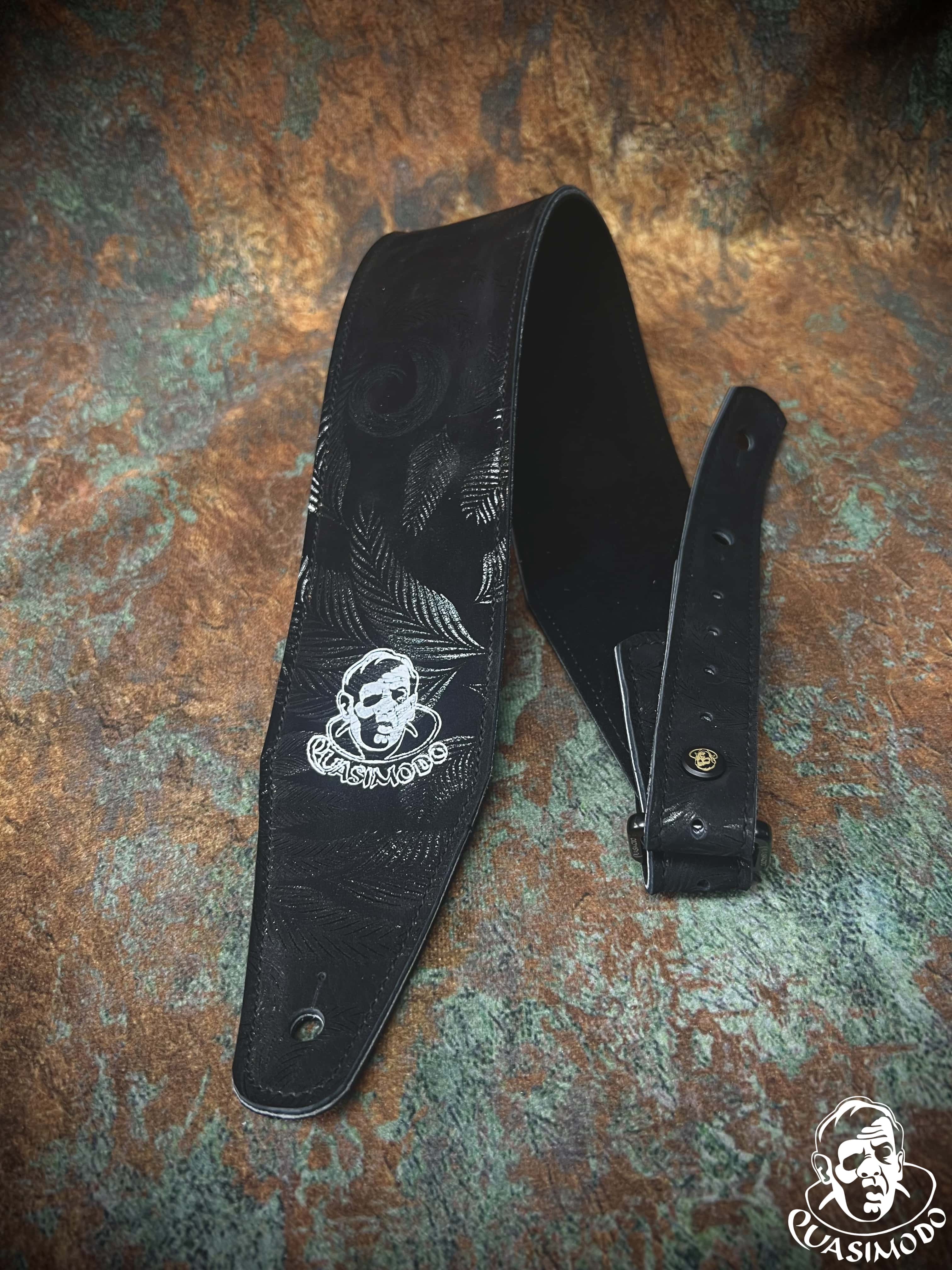 Image of Limited edition custom guitar strap-Face-Limit Design-L-341