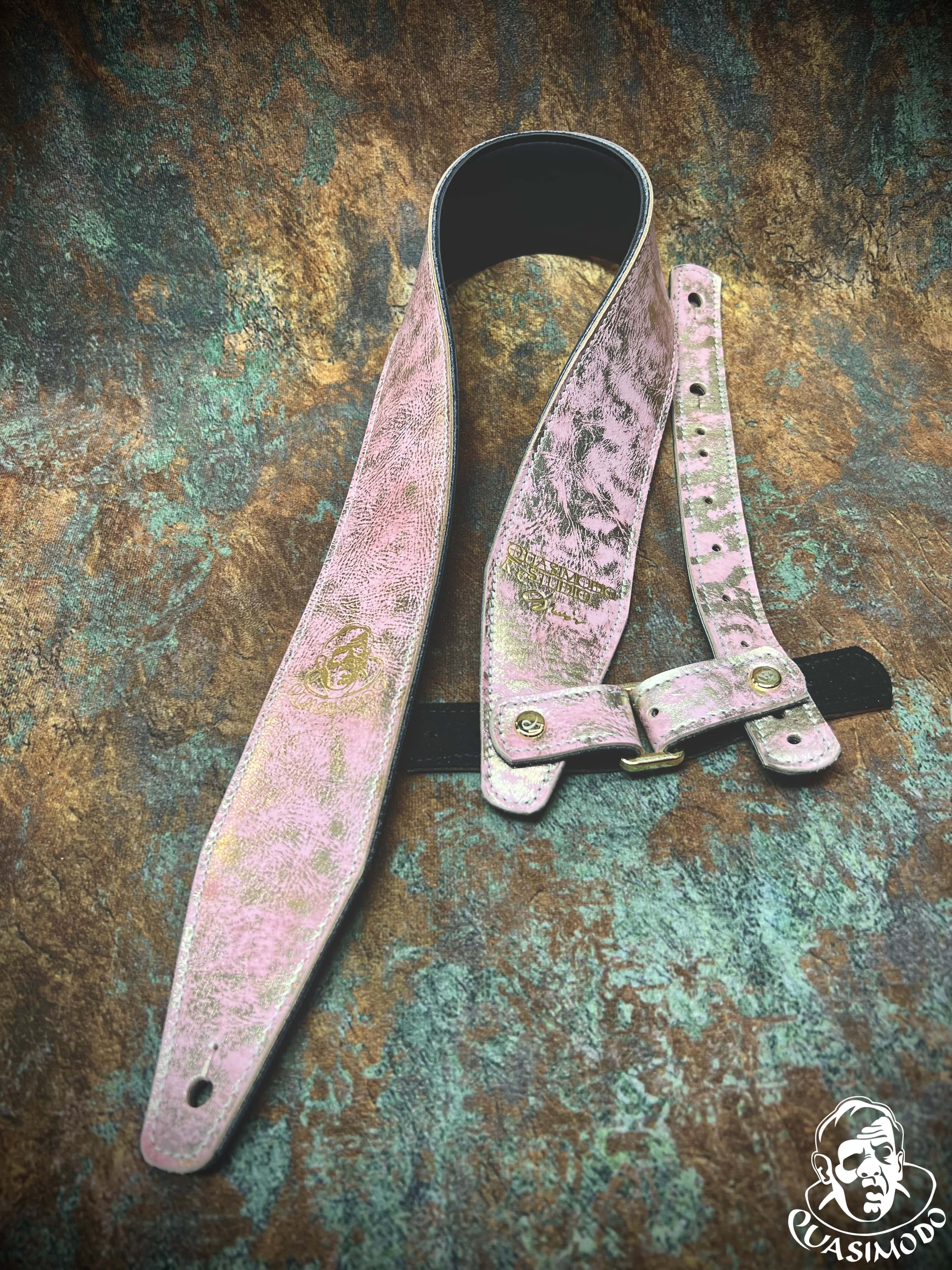 Image of Limited edition custom guitar strap-Face-Limit Design-L-345