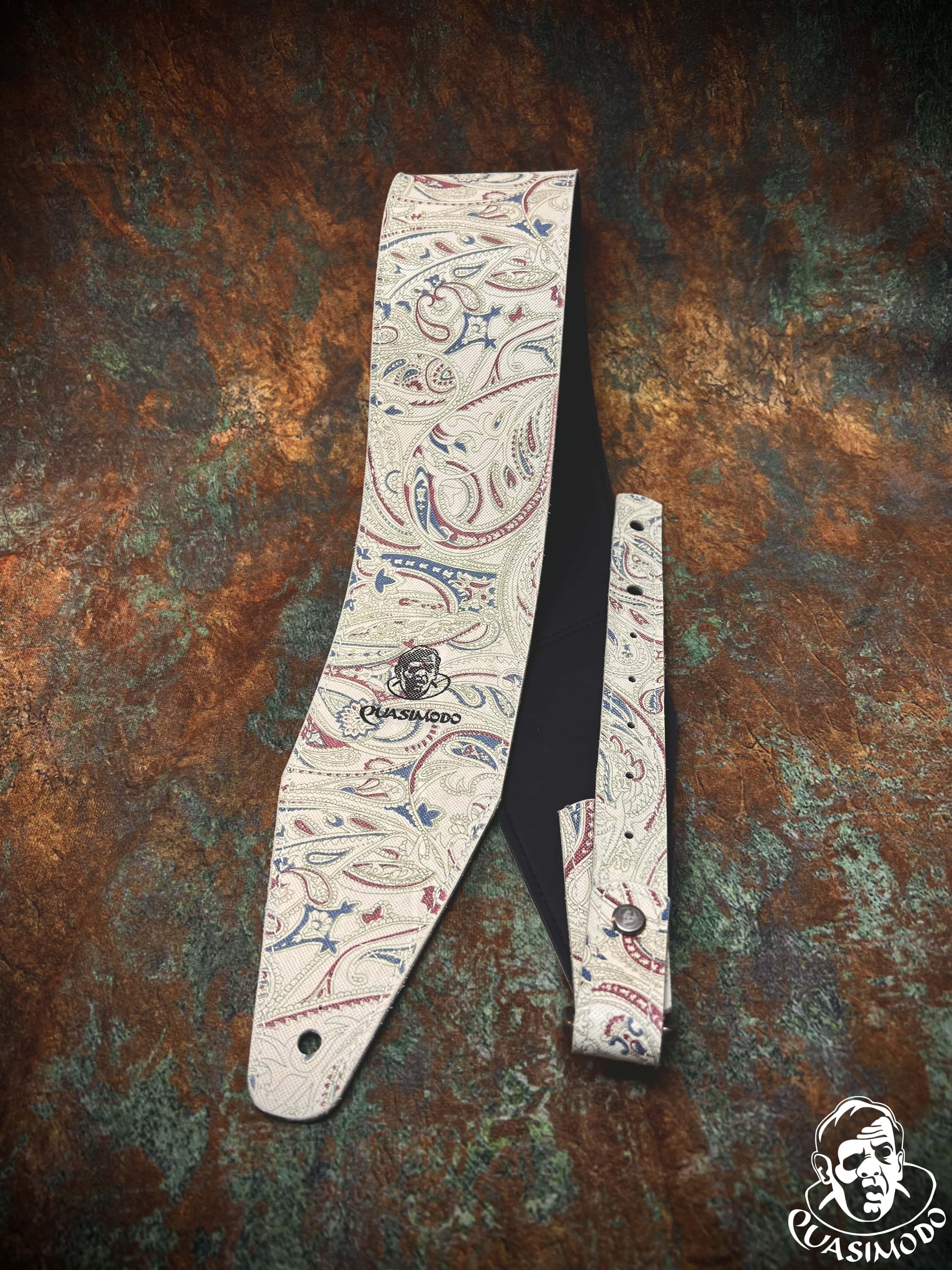 Image of Limited edition custom guitar strap-Face-Limit Design-L-352