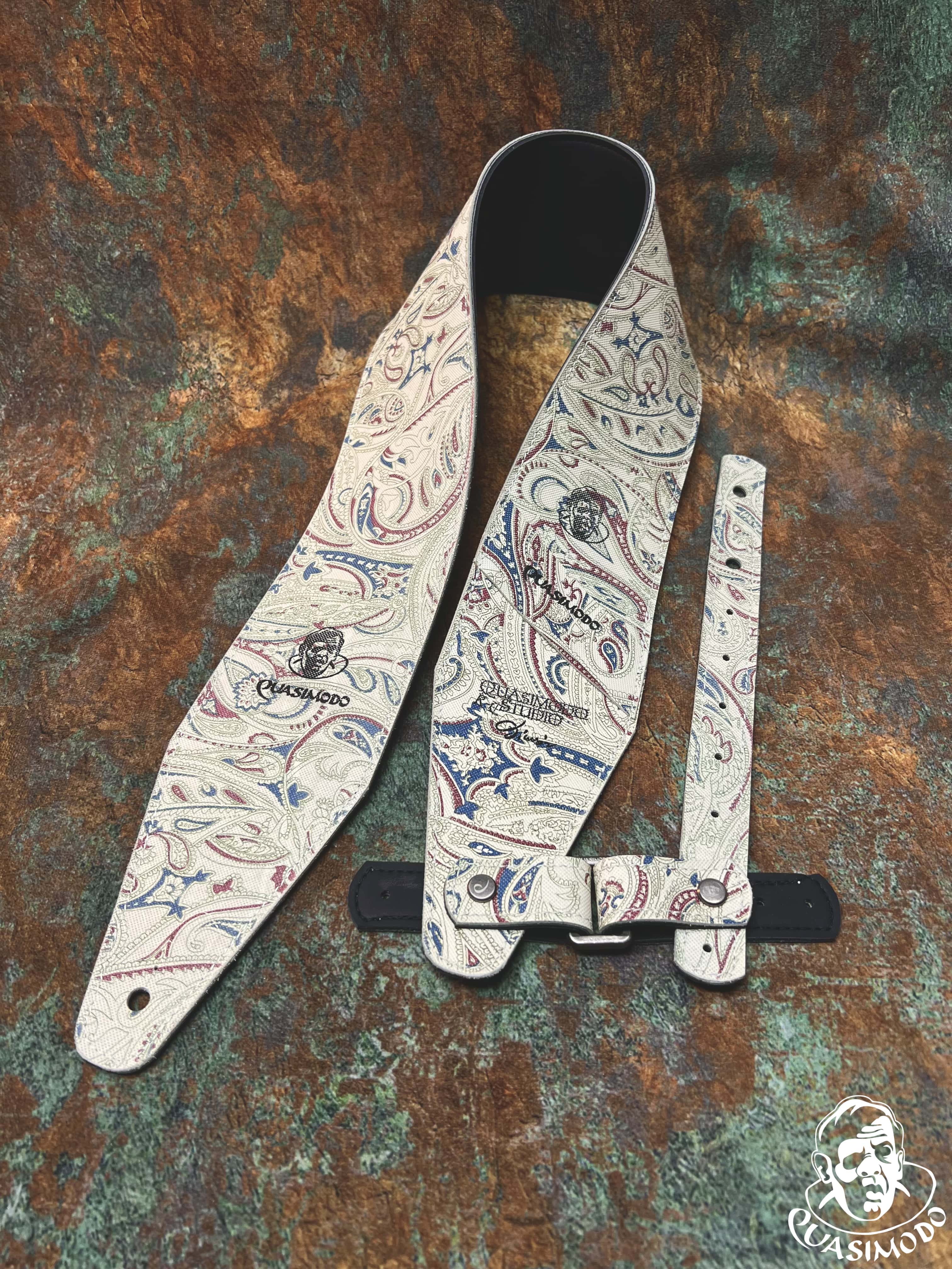 Image of Limited edition custom guitar strap-Face-Limit Design-L-352
