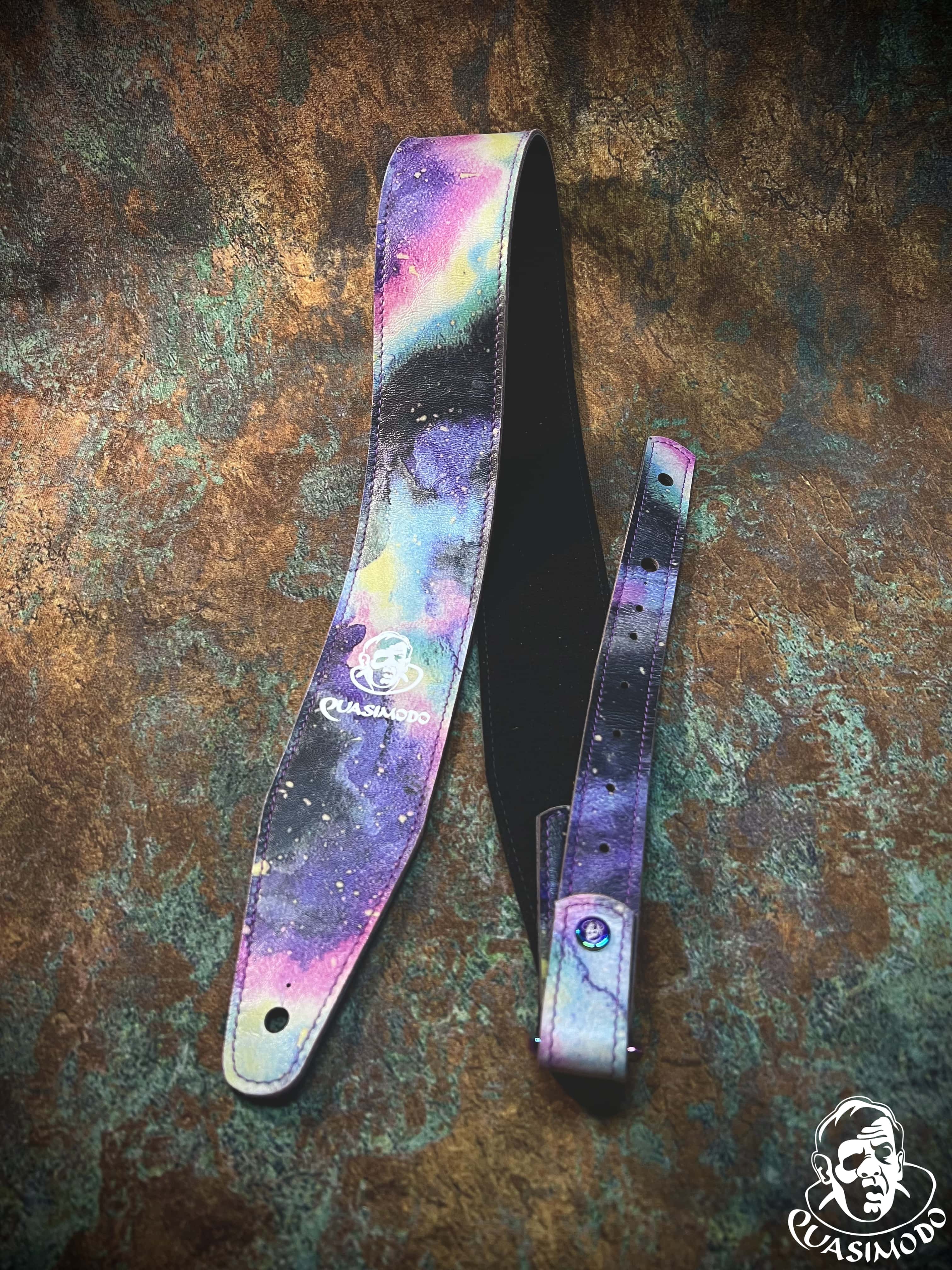 Image of Limited edition custom guitar strap-Face-Limit Design-L-355