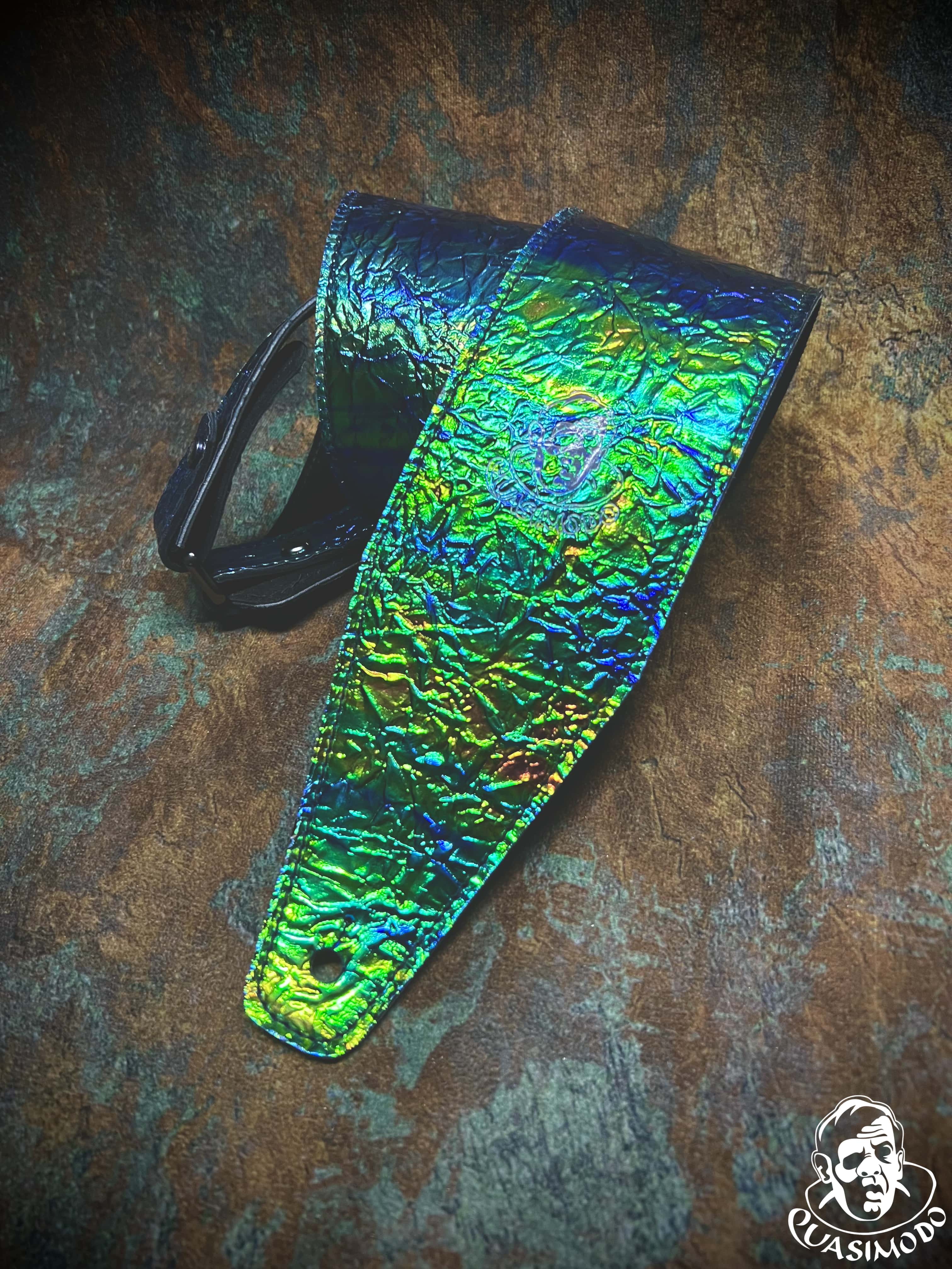 Image of Limited edition custom guitar strap-Face-Limit Design-L-364