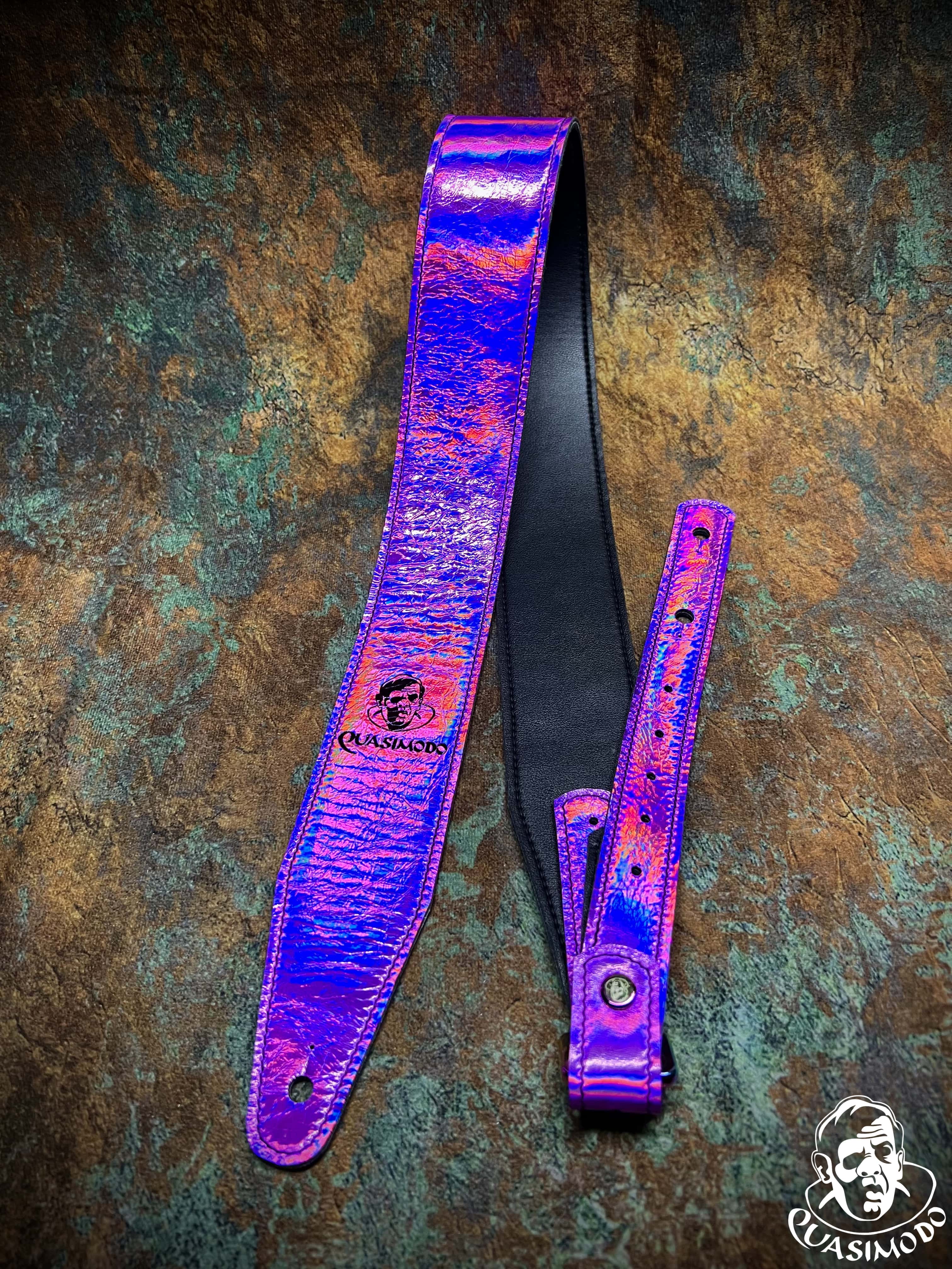Image of Limited edition custom guitar strap-Face-Limit Design-L-367