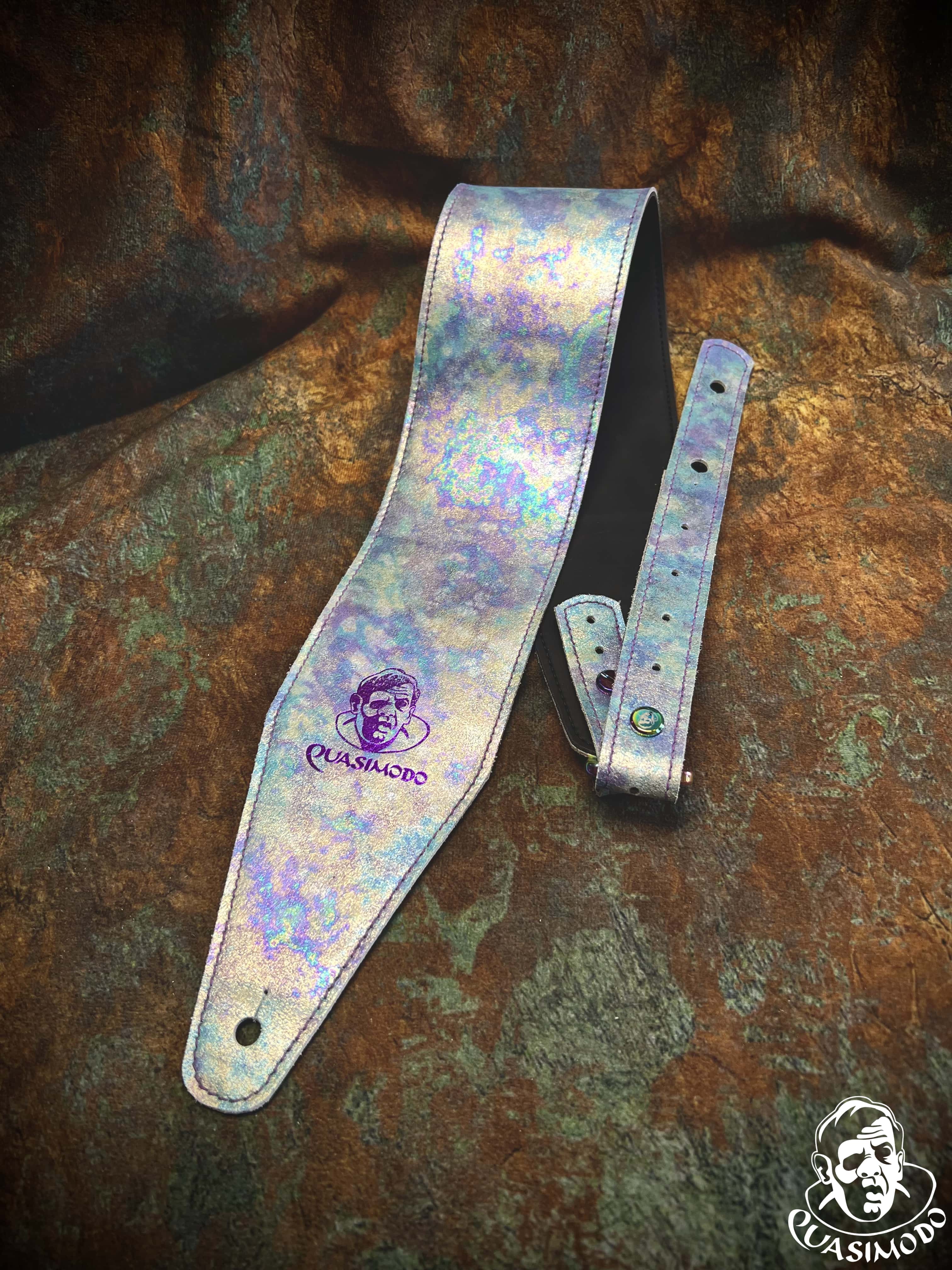 Image of Limited edition custom guitar strap-Face-Limit Design-L-382