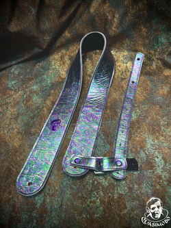 Image of Limited edition custom guitar strap-Face-Limit Design-L-385