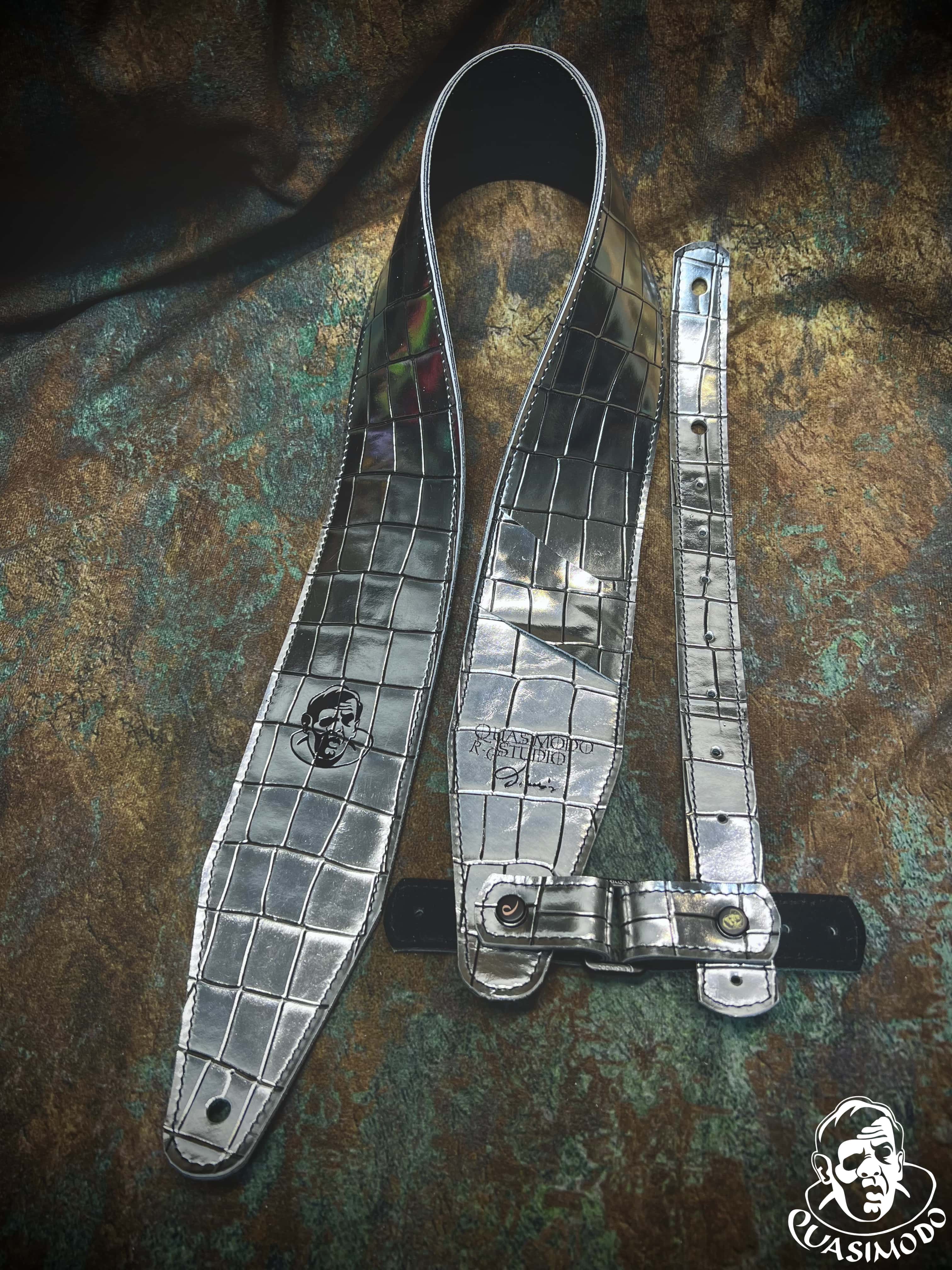 Limited edition custom guitar strap-Face-Limit Design-L-386