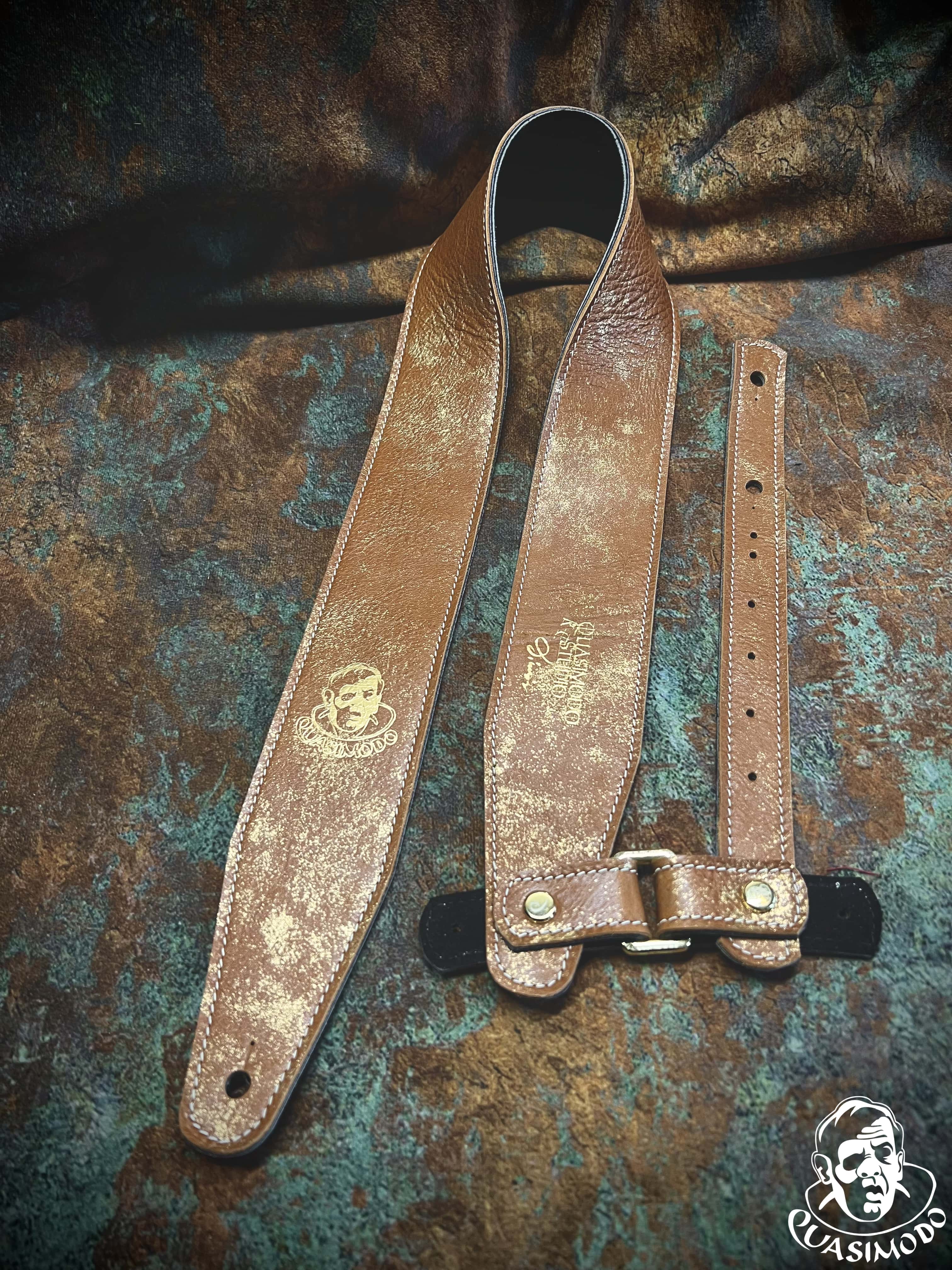 Image of Limited edition custom guitar strap-Face-Limit Design-L-391