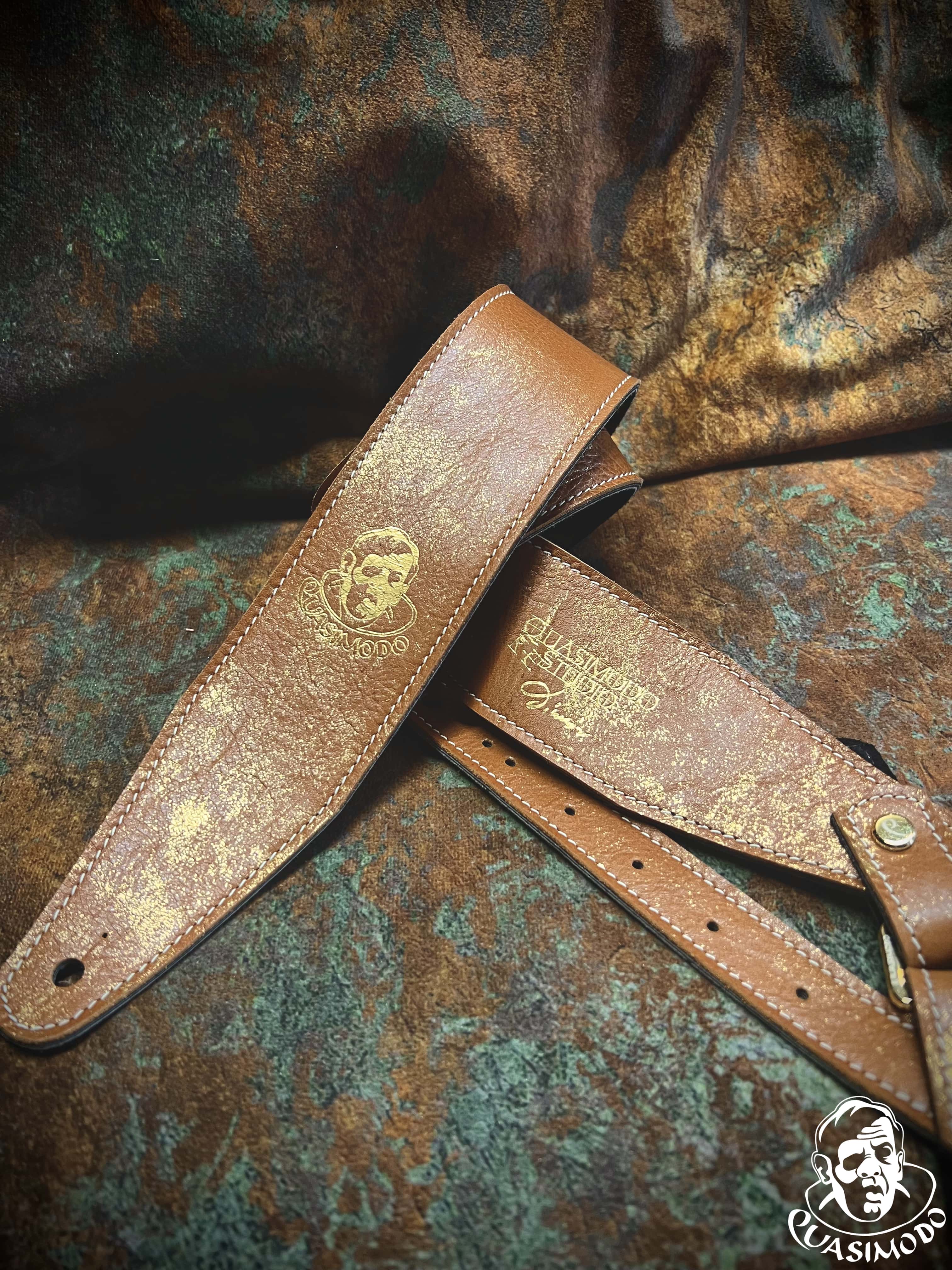 Image of Limited edition custom guitar strap-Face-Limit Design-L-391