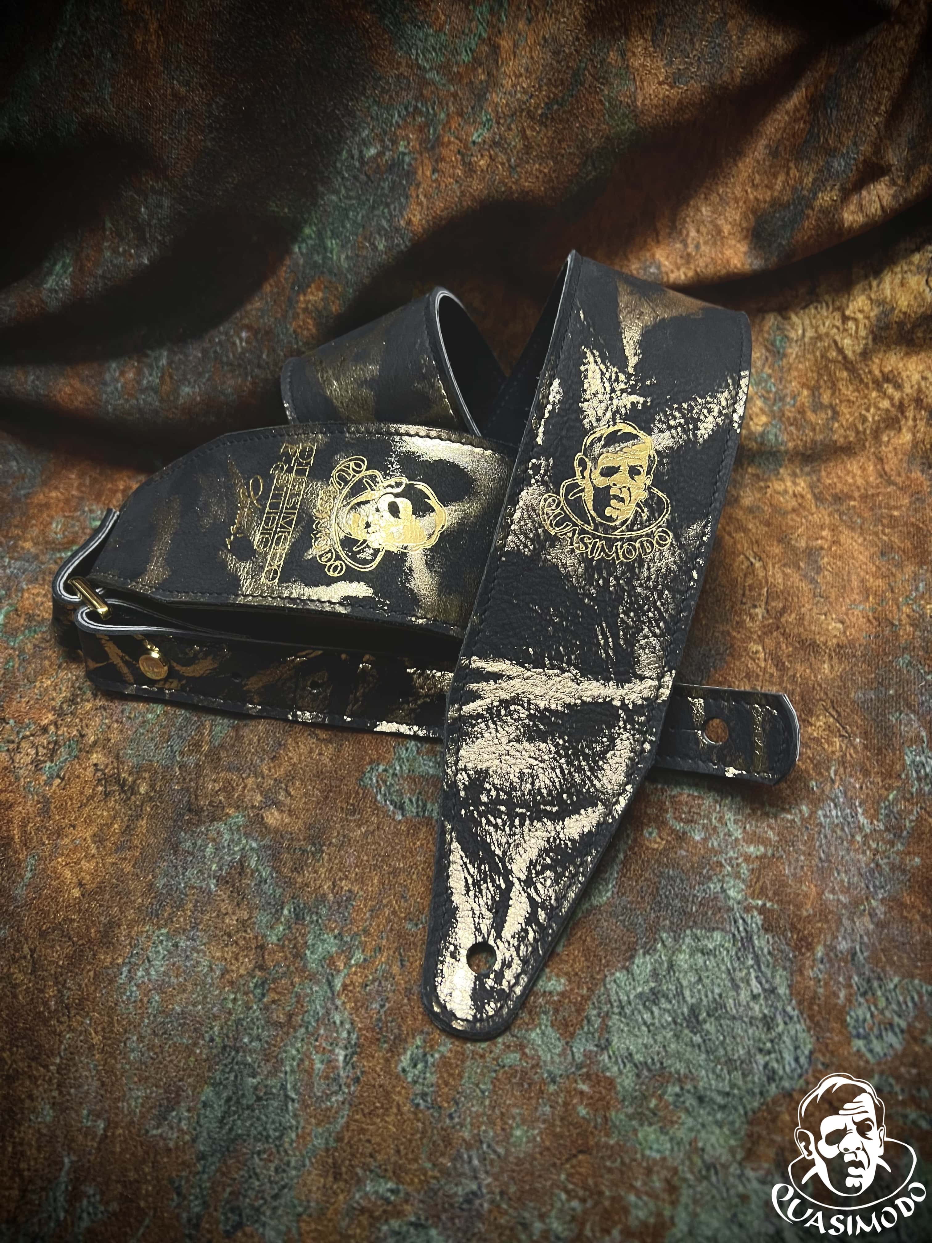 Image of Limited edition custom guitar strap-Face-Limit Design-L-392