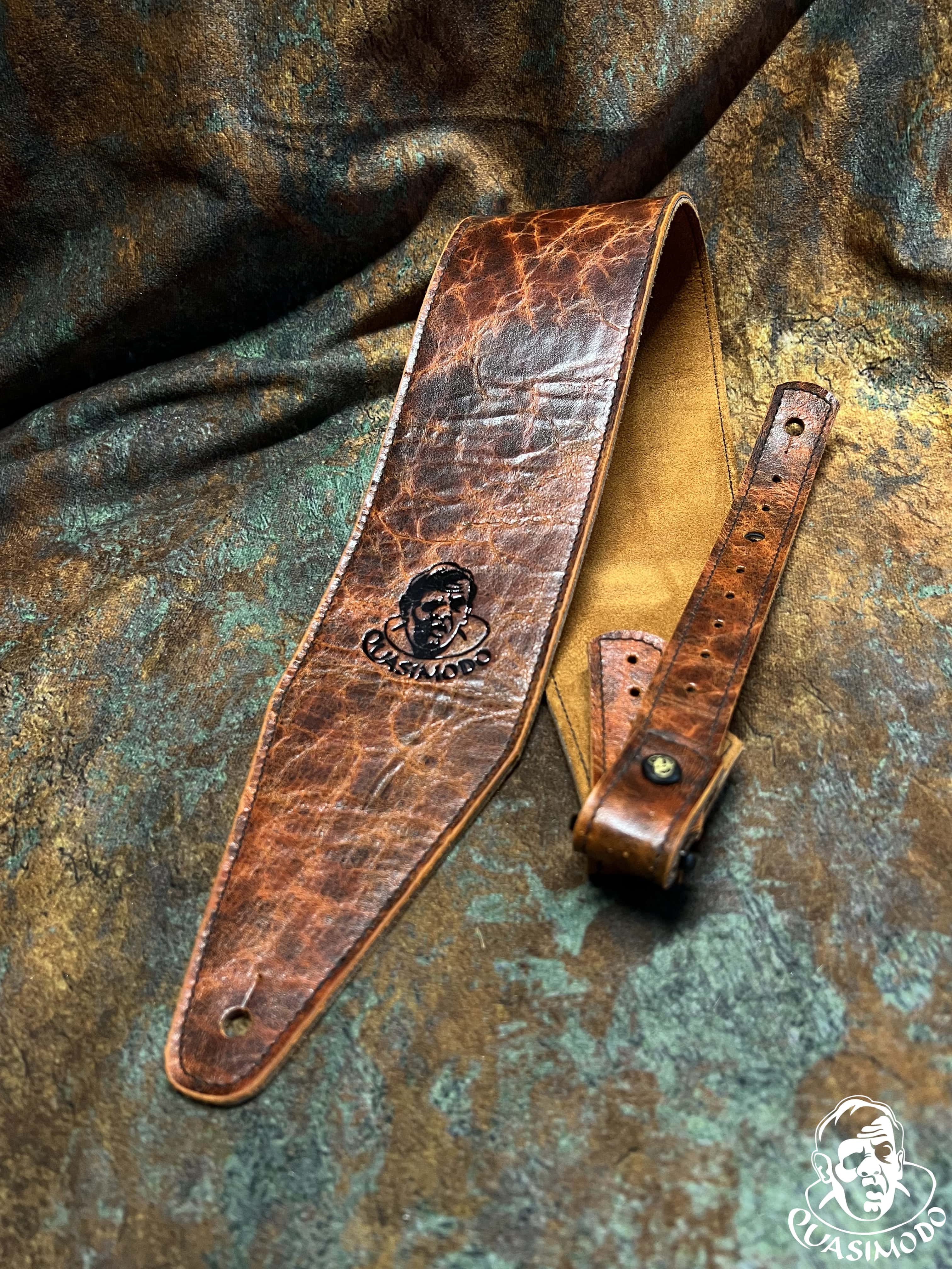 Image of Limited edition custom guitar strap-Face-Limit Design-L-394