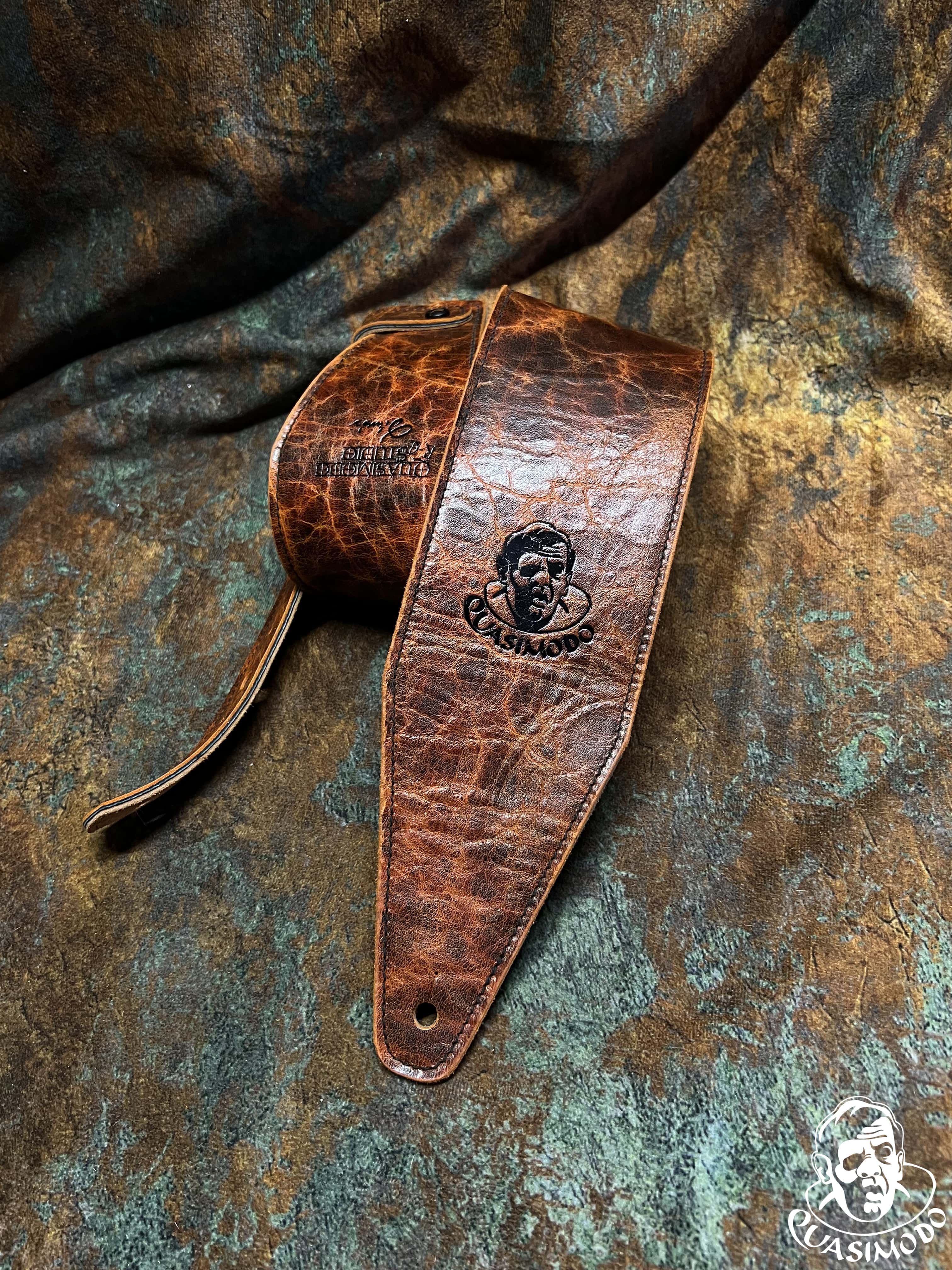 Image of Limited edition custom guitar strap-Face-Limit Design-L-394