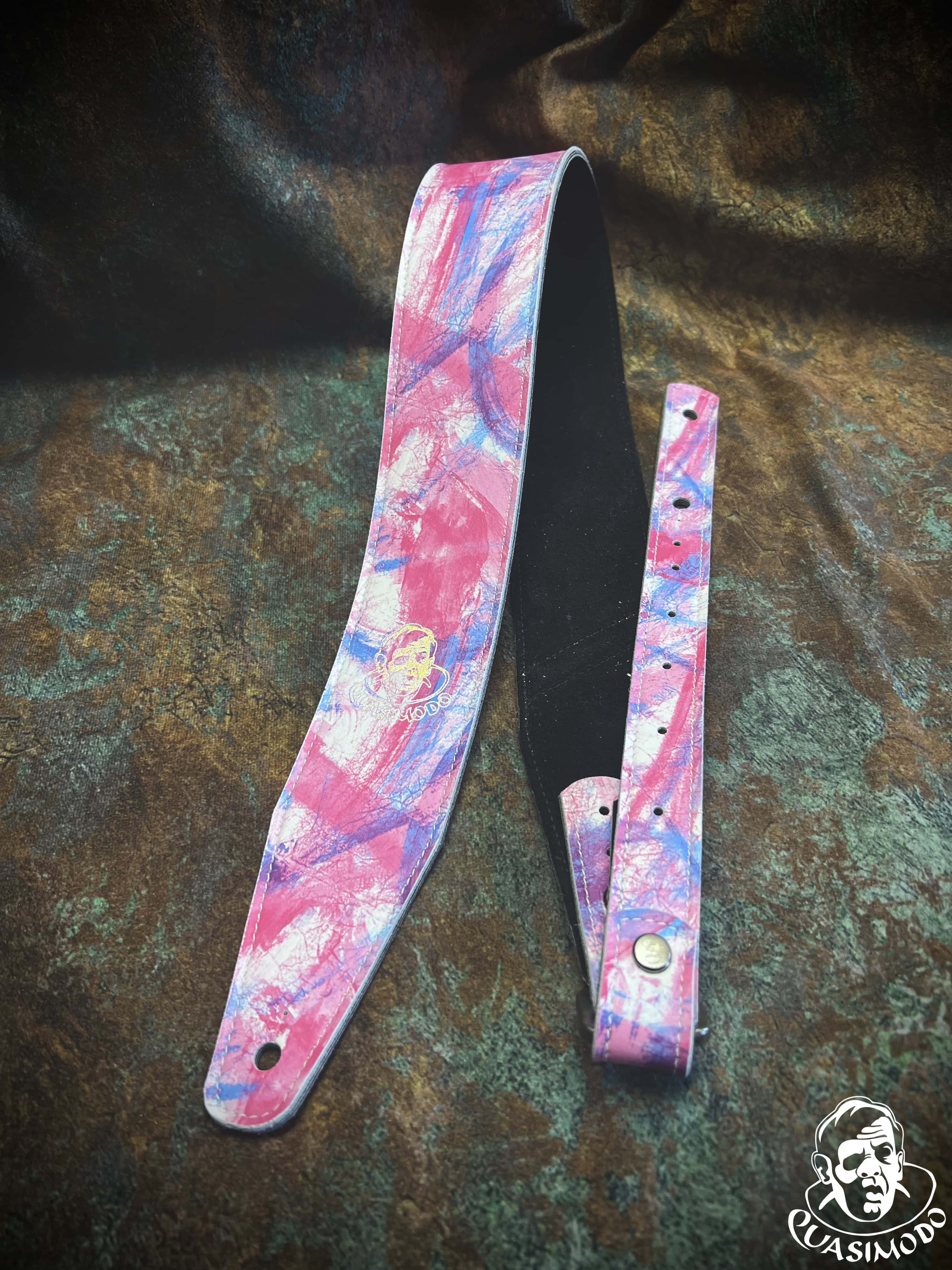 Image of Limited edition custom guitar strap-Face-Limit Design-L-408