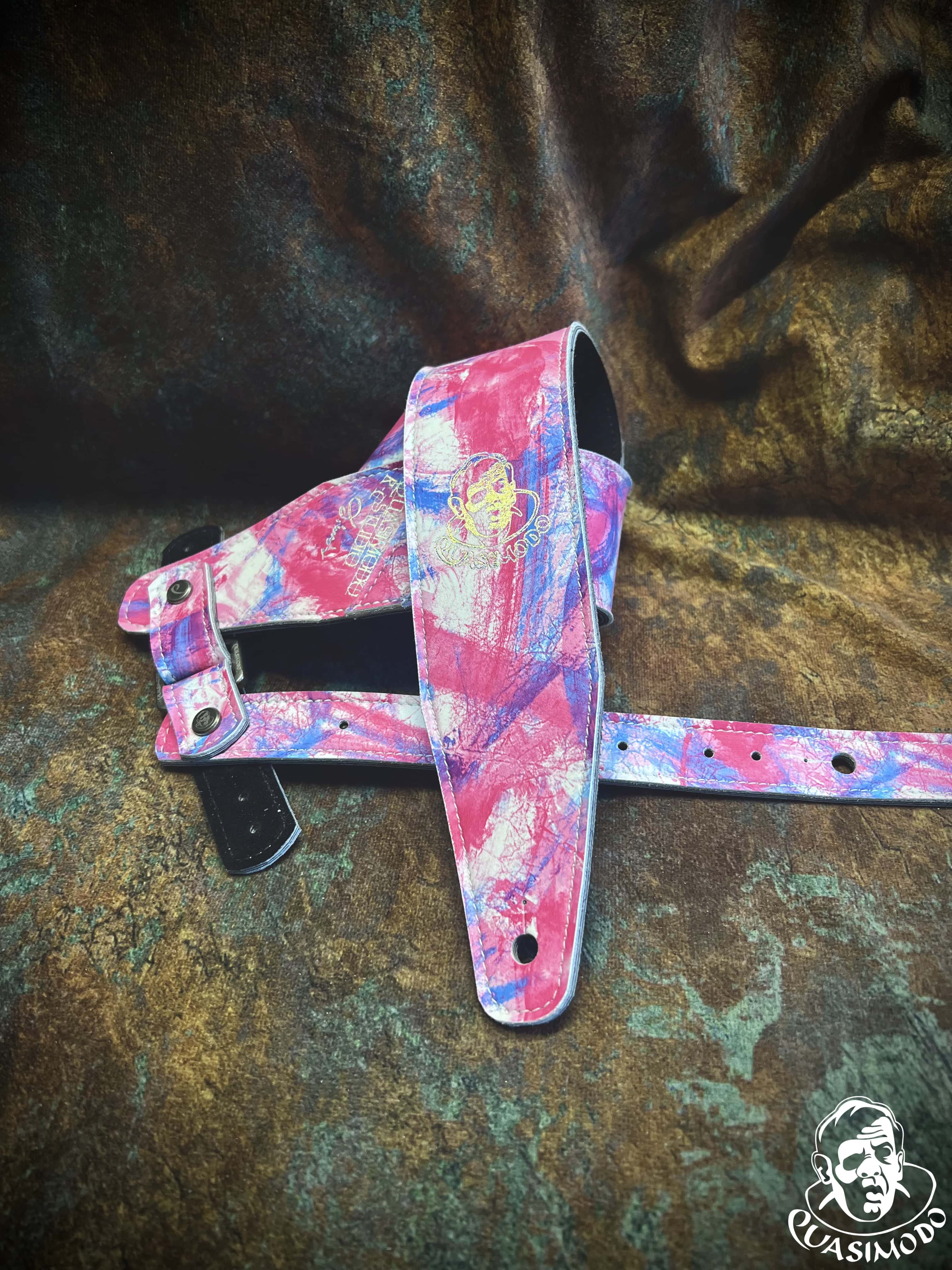 Limited edition custom guitar strap-Face-Limit Design-L-408