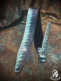 Image of Limited edition custom guitar strap-Face-Limit Design-L-412