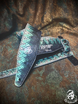 Image of Limited edition custom guitar strap-Face-Limit Design-L-412