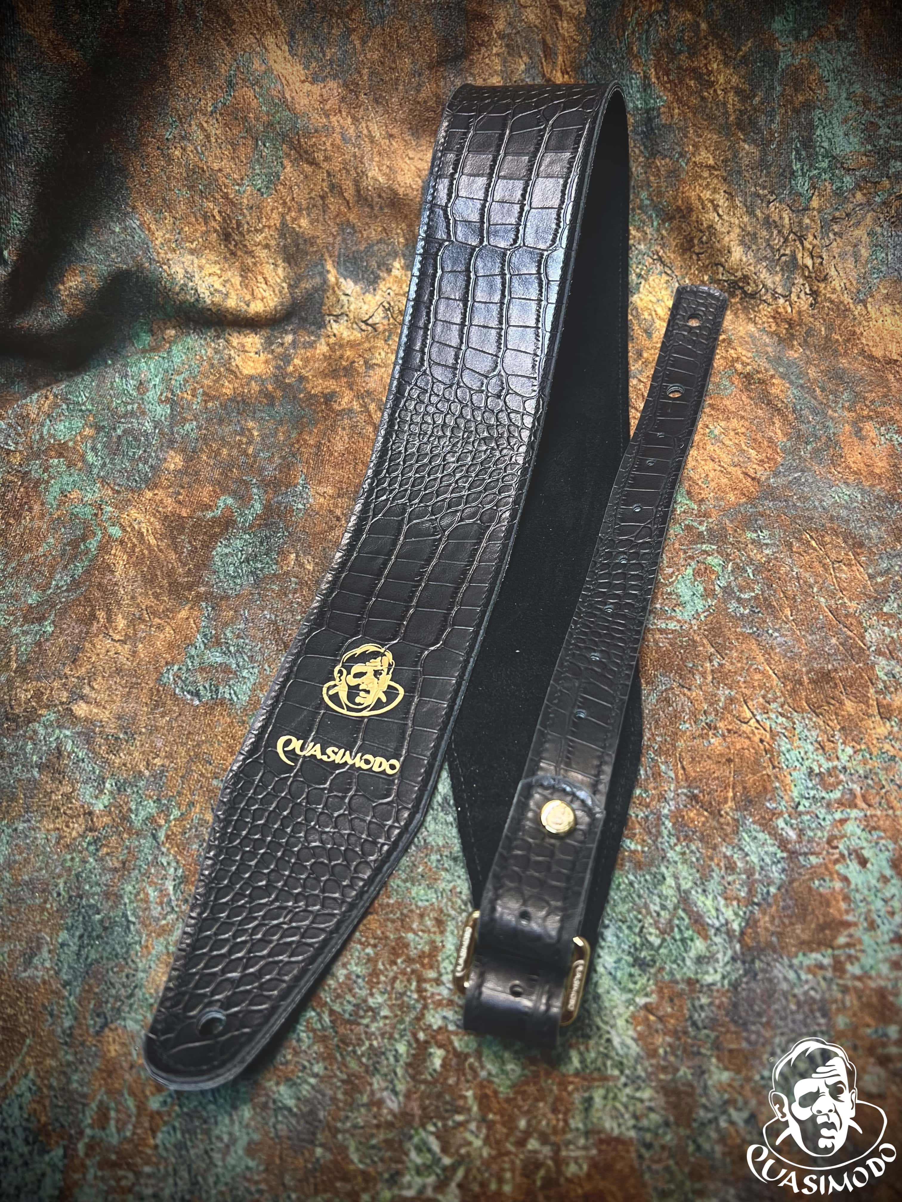 Image of Limited edition custom guitar strap-Face-Limit Design-L-413