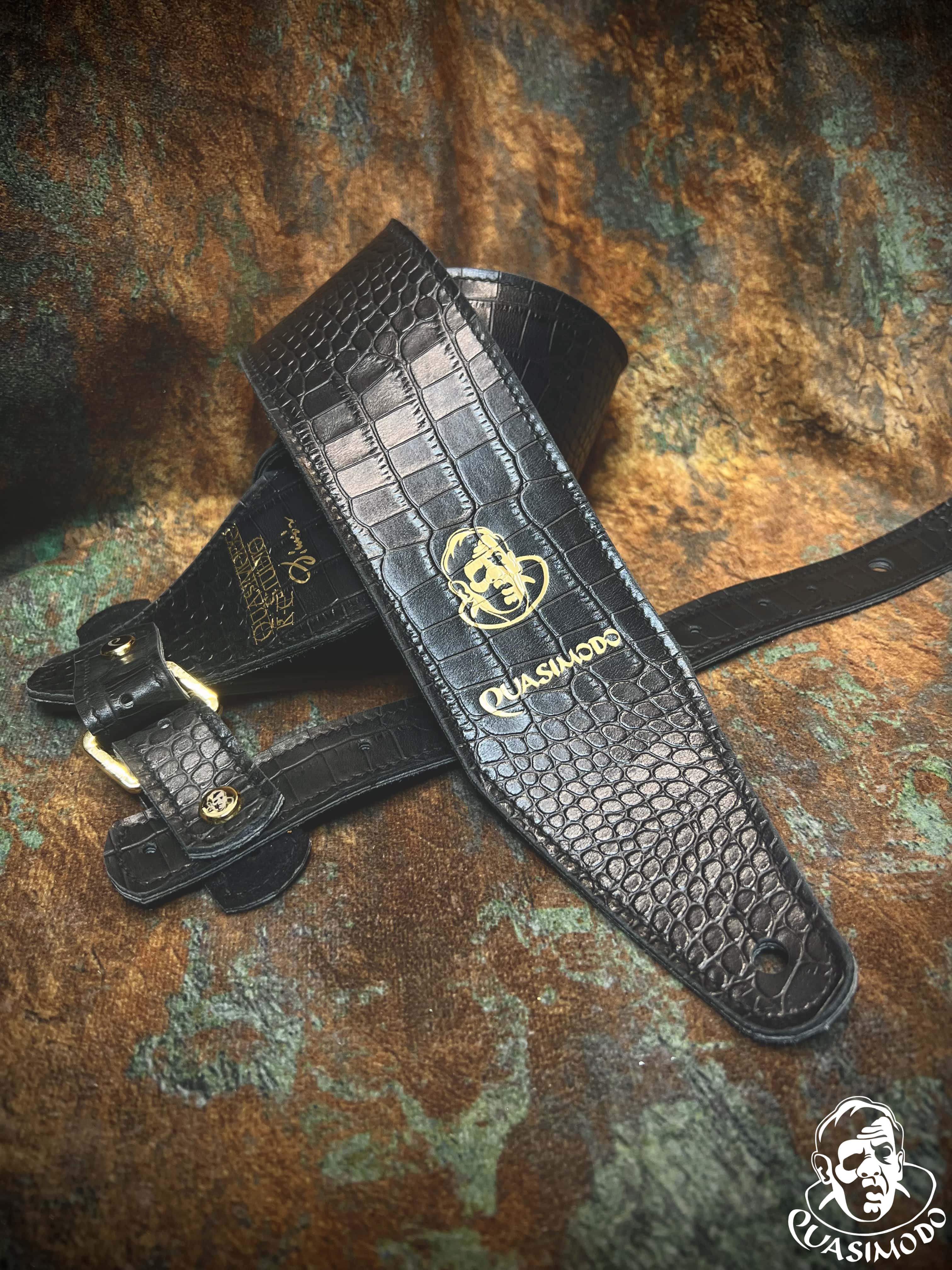 Image of Limited edition custom guitar strap-Face-Limit Design-L-413