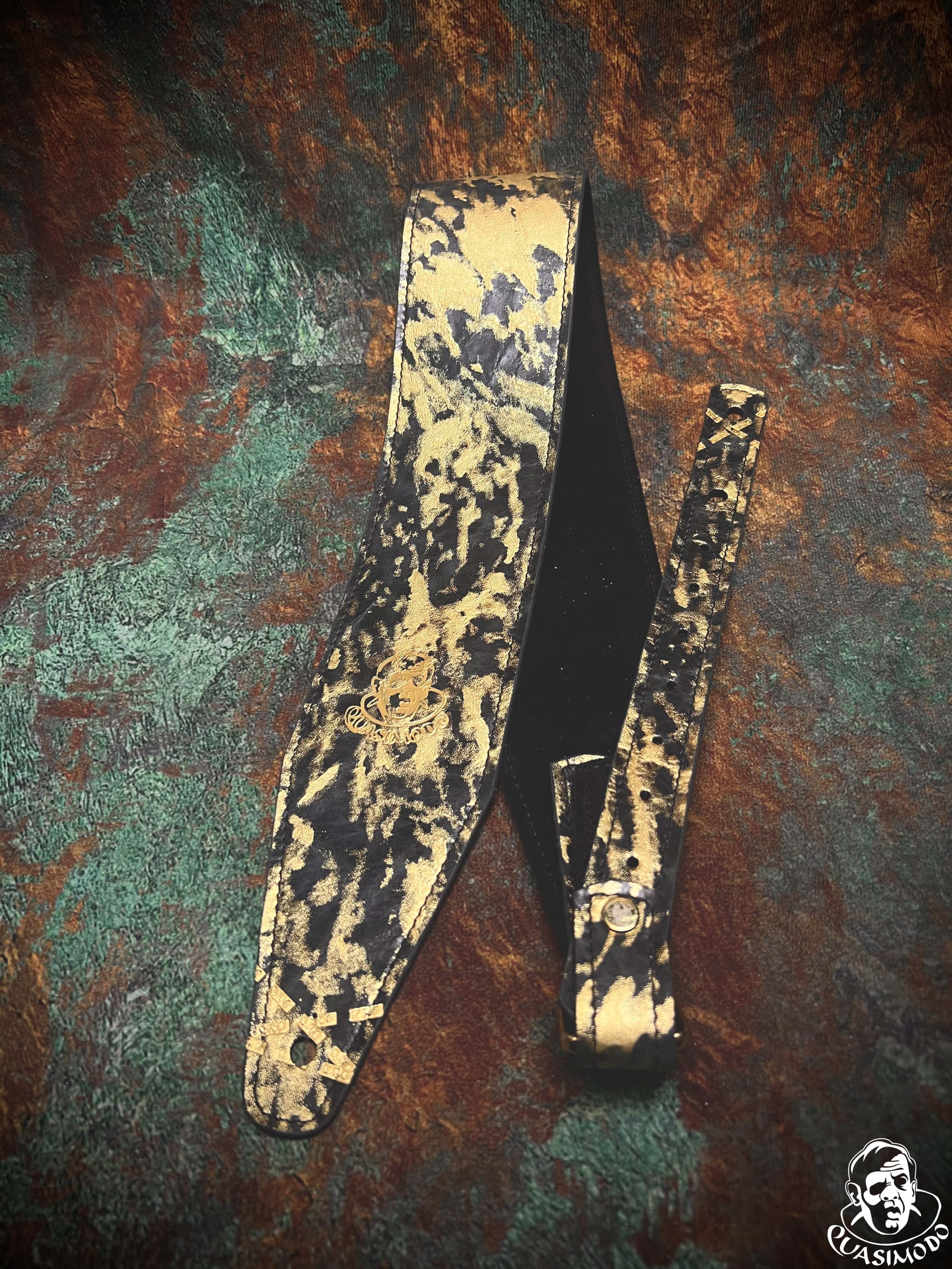 Image of Limited edition custom guitar strap-Face-Limit Design-L-442