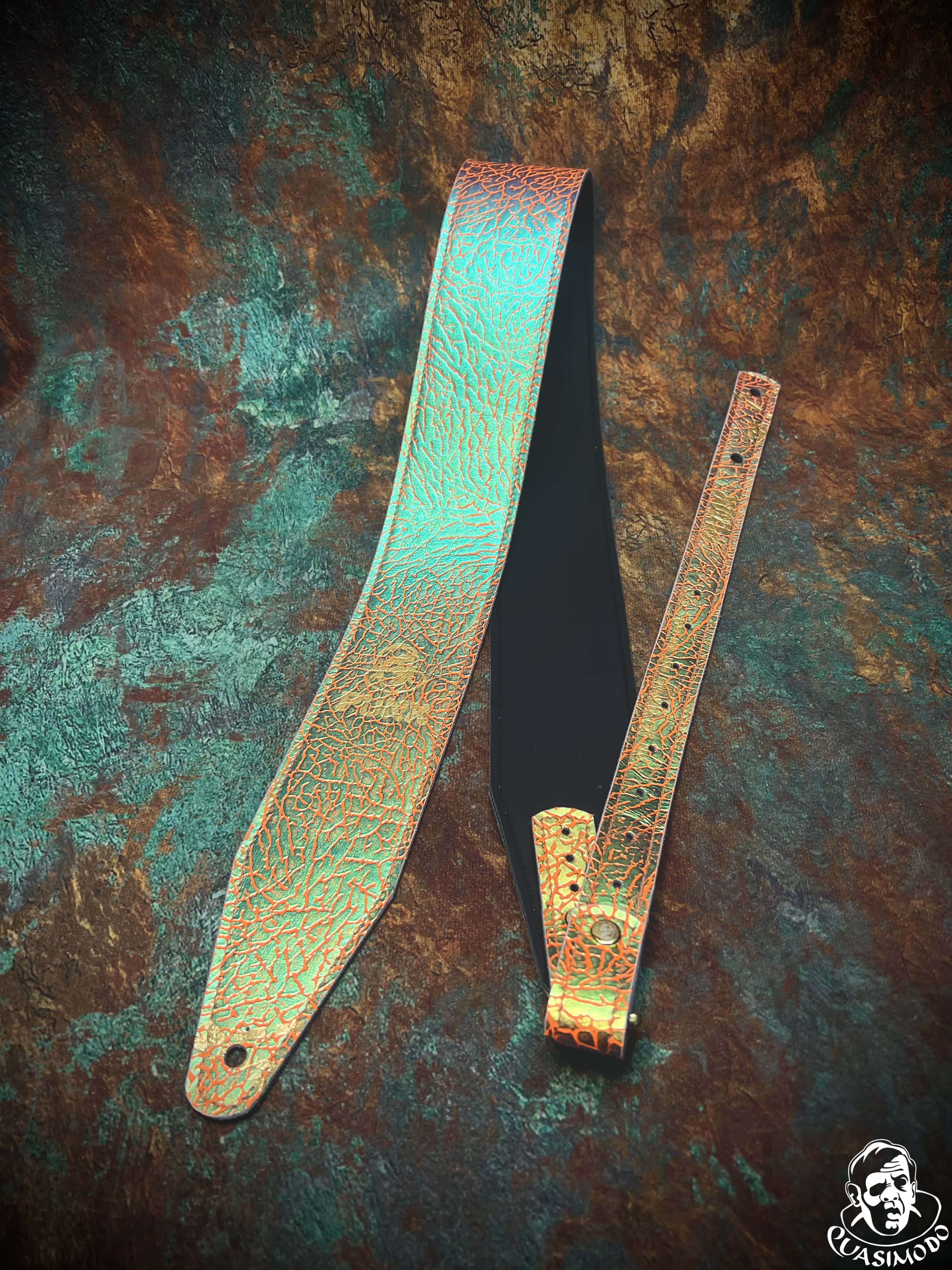 Image of Limited edition custom guitar strap-Face-Limit Design-L-450