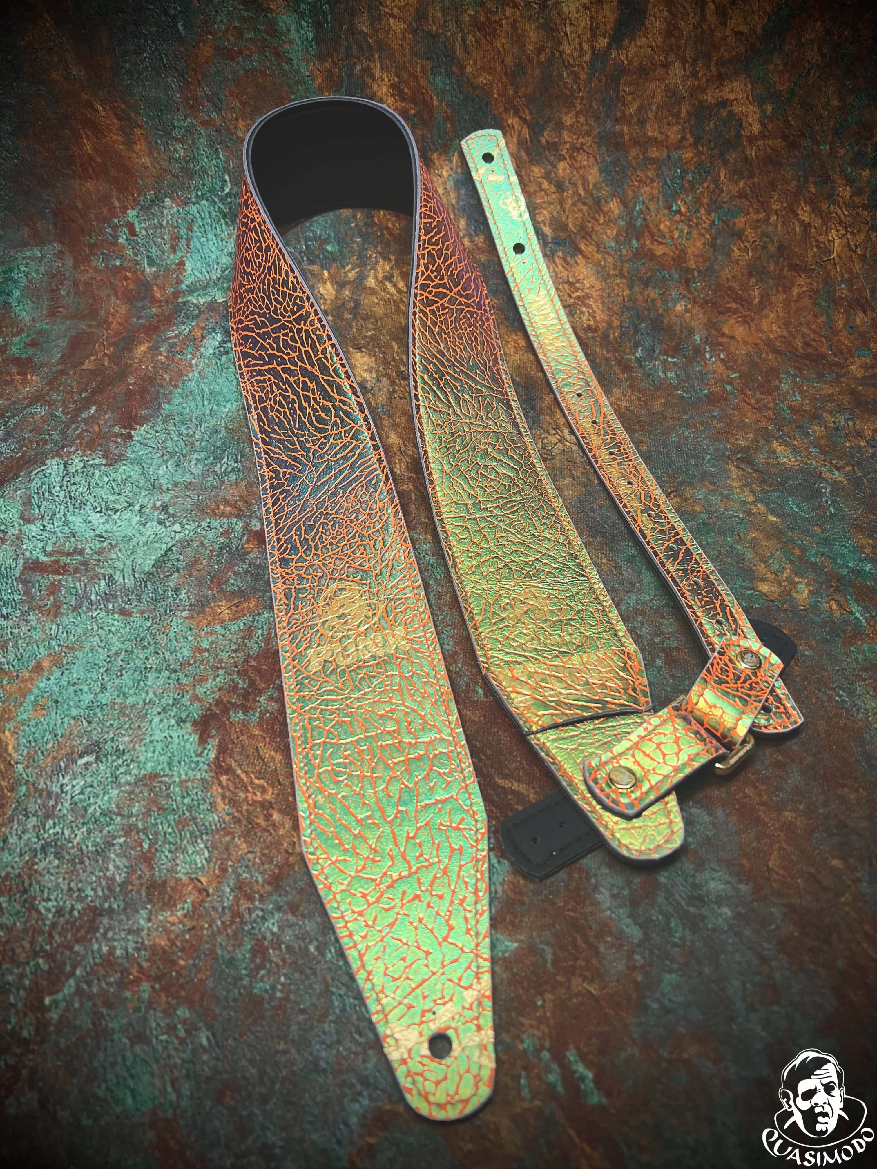 Image of Limited edition custom guitar strap-Face-Limit Design-L-450