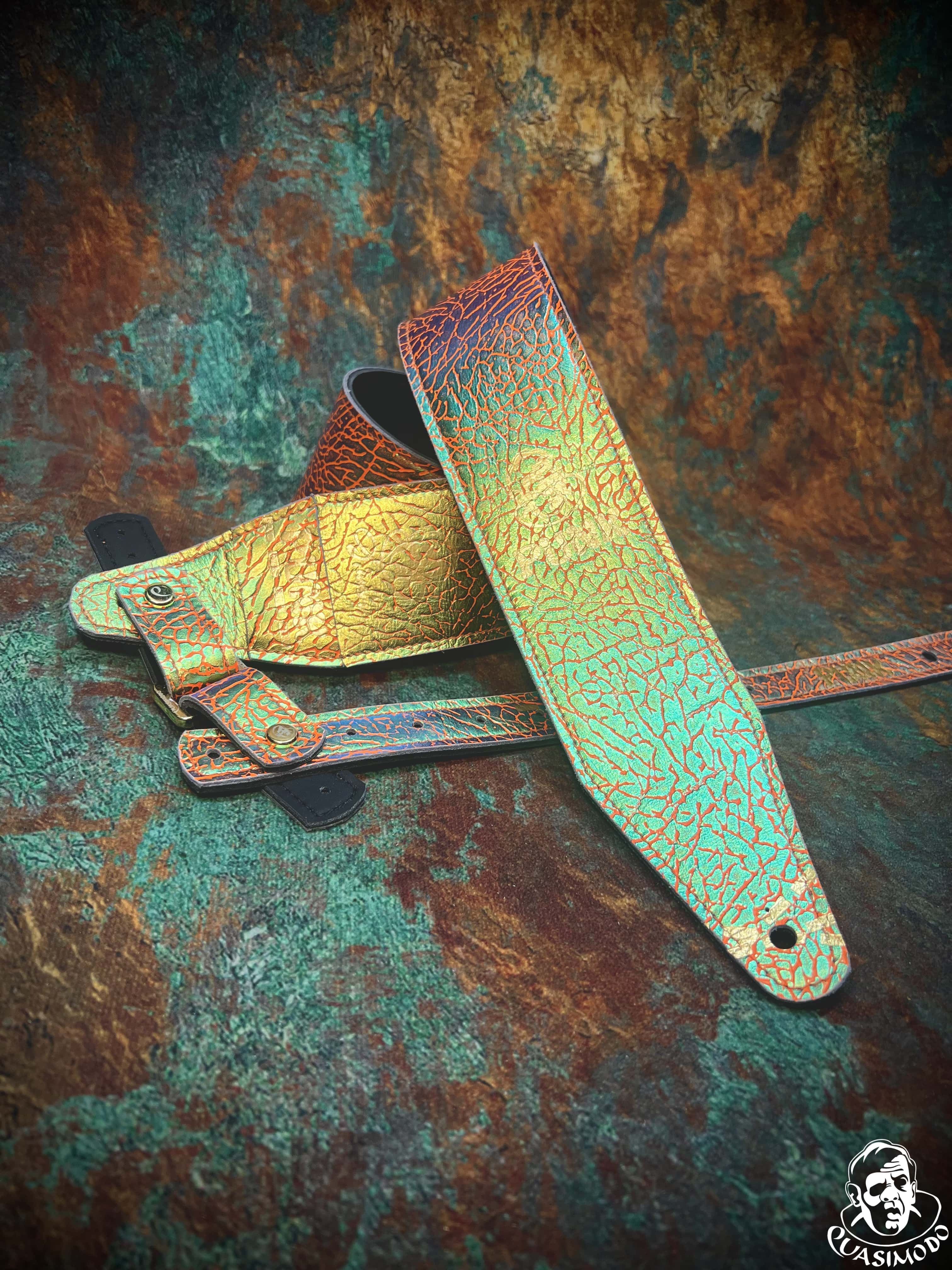 Image of Limited edition custom guitar strap-Face-Limit Design-L-450