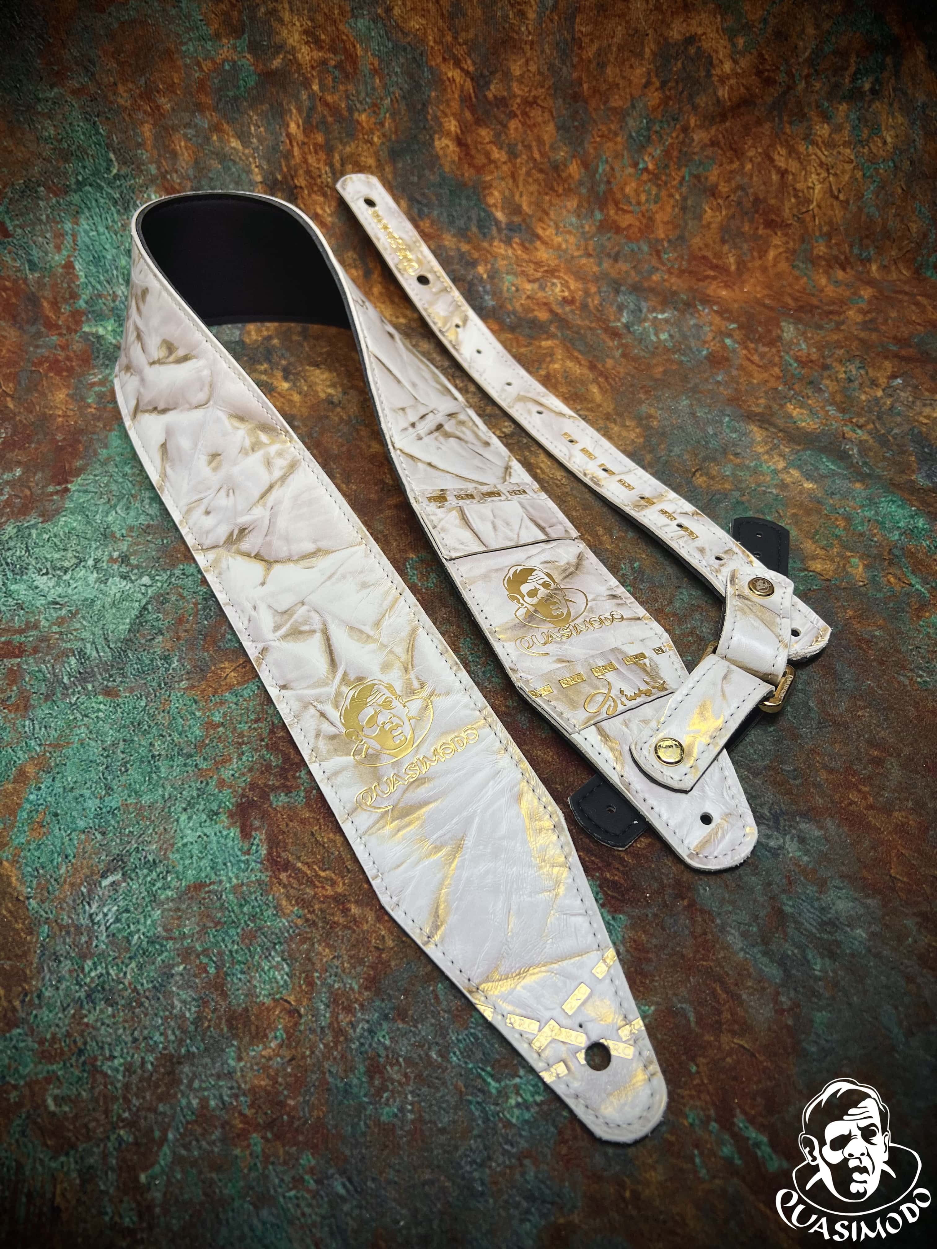 Image of Limited edition custom guitar strap-Face-Limit Design-L-460